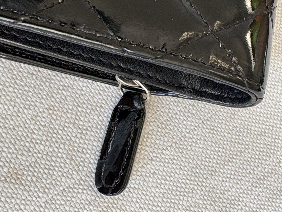 Chanel Chanel quilted patent leather black wallet Size ONE SIZE - 10 Thumbnail
