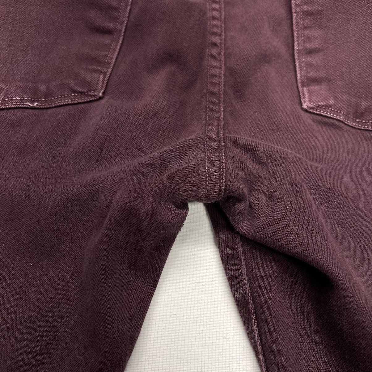 Vince Vince Jeans Burgundy Skinny Stretch Maroon Casual Denim Size 31" - 14 Thumbnail