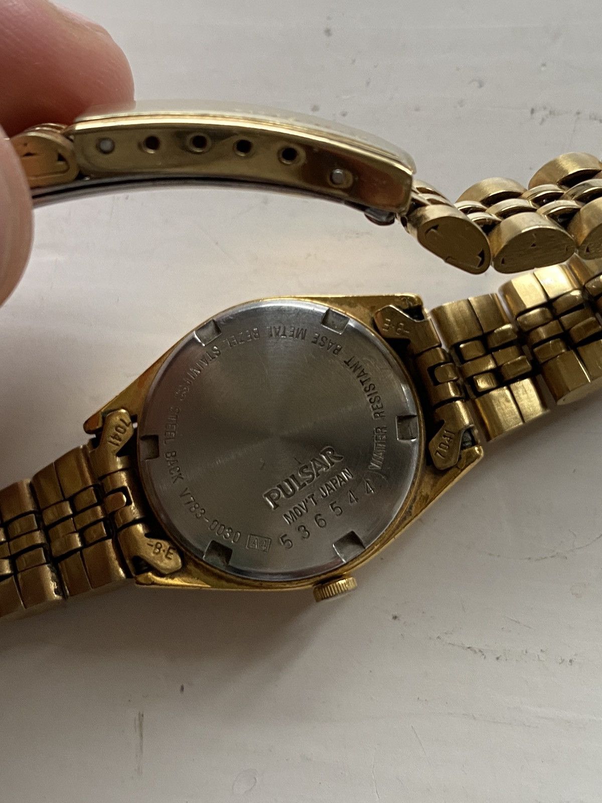 Japanese Brand Vintage Pulsar Gold Watch Size ONE SIZE - 6 Thumbnail