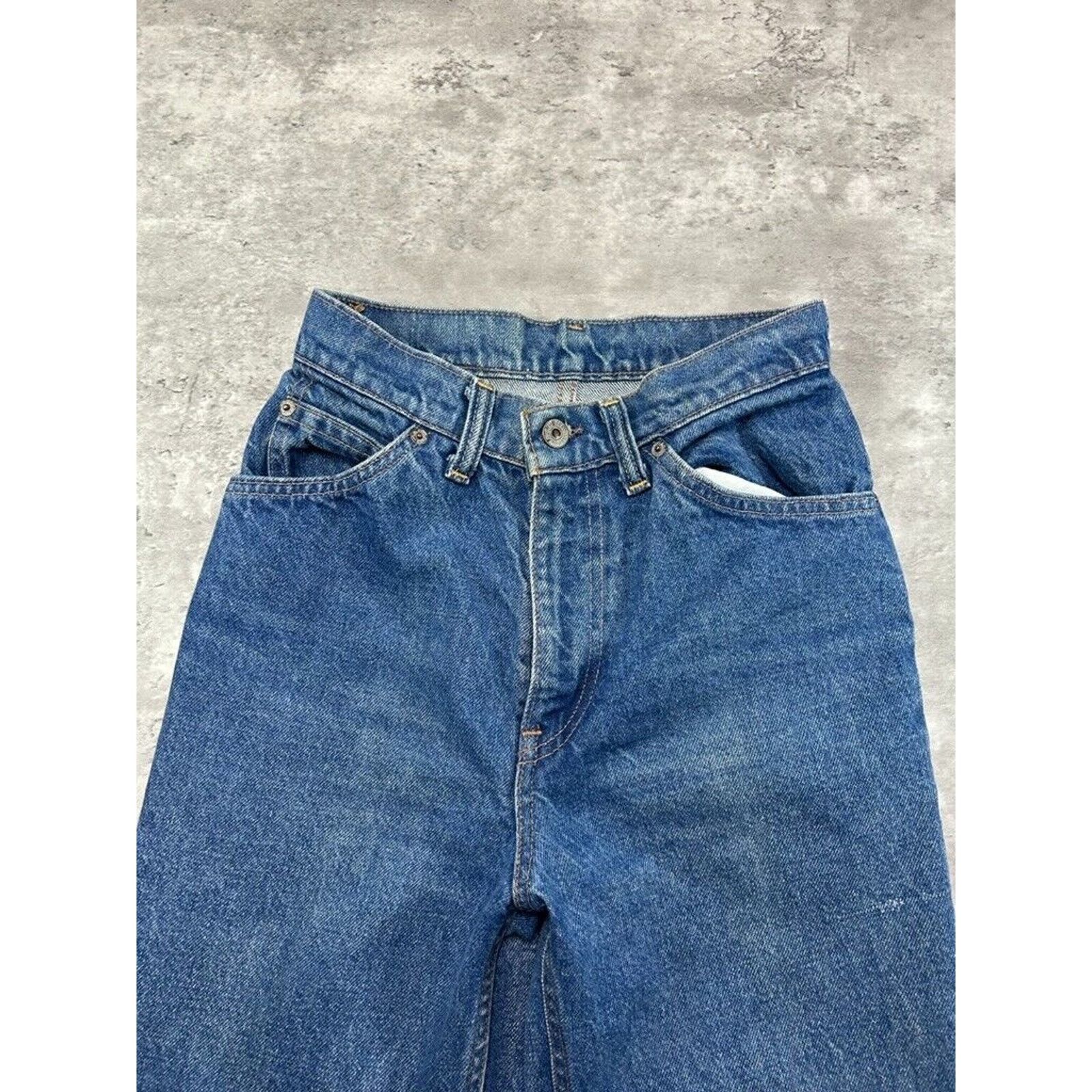 Levi's Vintage 80s/90s Levis Orange Tab Dark Wash Denim Pants Sz 25 Size US 26 / EU 42 - 4 Thumbnail