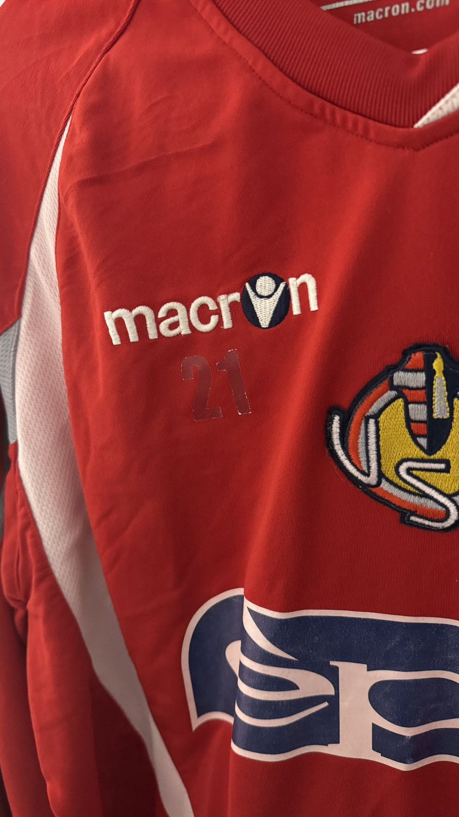 Macron Cremonese Training Top XL Size US XL / EU 56 / 4 - 2 Thumbnail