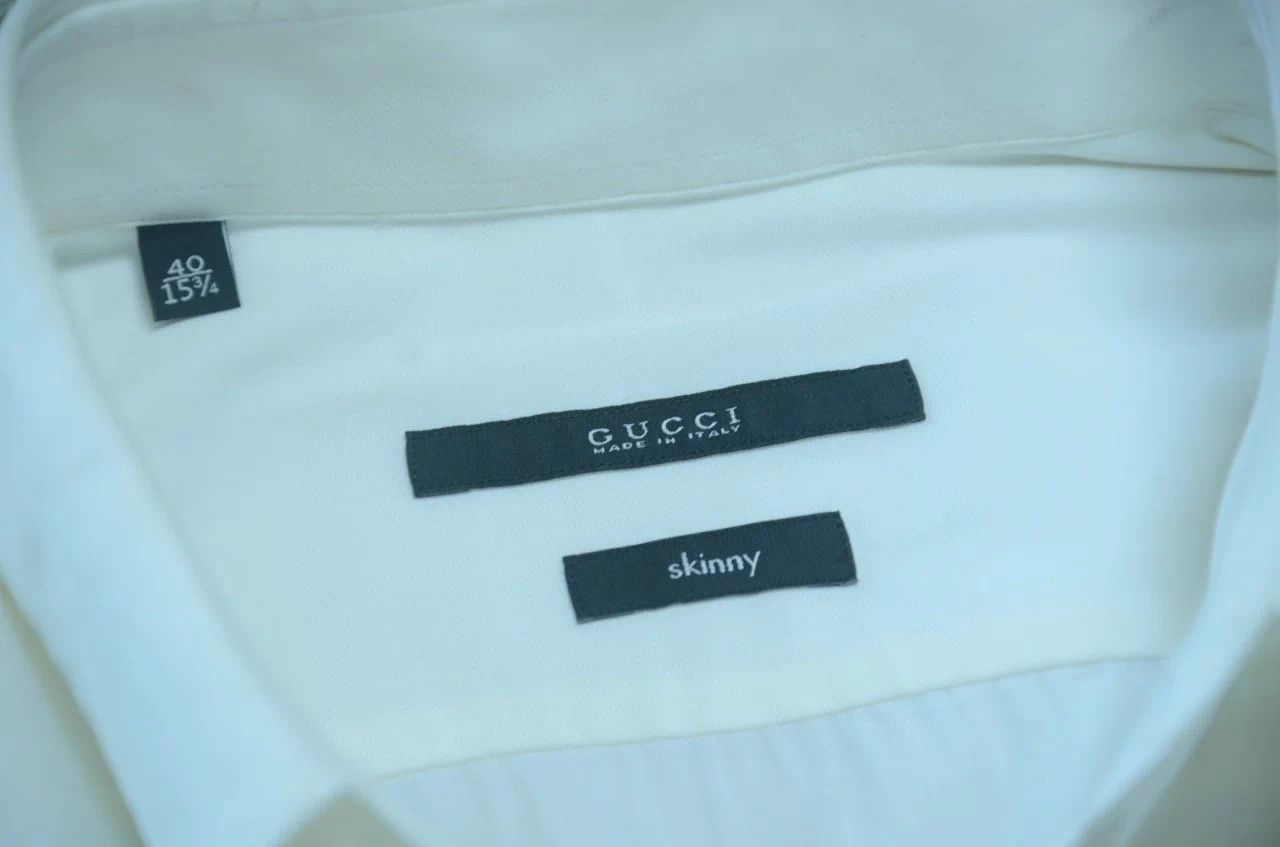 Gucci Gucci Classic White Chest Pocket Shirt 40 Size US XXS / EU 40 - 7 Thumbnail