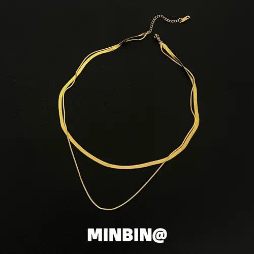 Jewelry Layered Gold Chain Necklace Size ONE SIZE - 4 Thumbnail