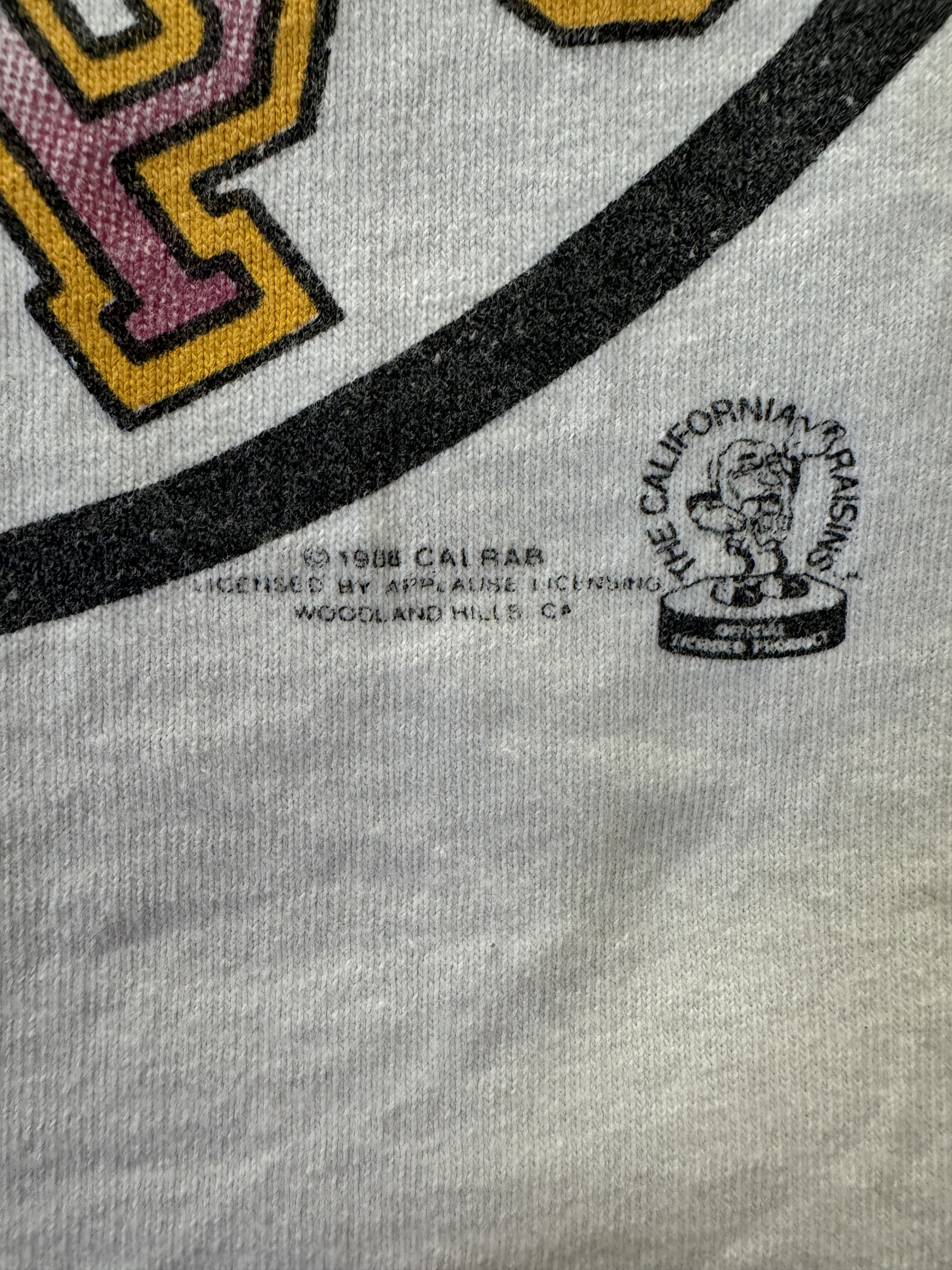 Vintage 1988 The California Raisin Co. "Big Raisin on Campus" Tee Size US M / EU 48-50 / 2 - 4 Thumbnail