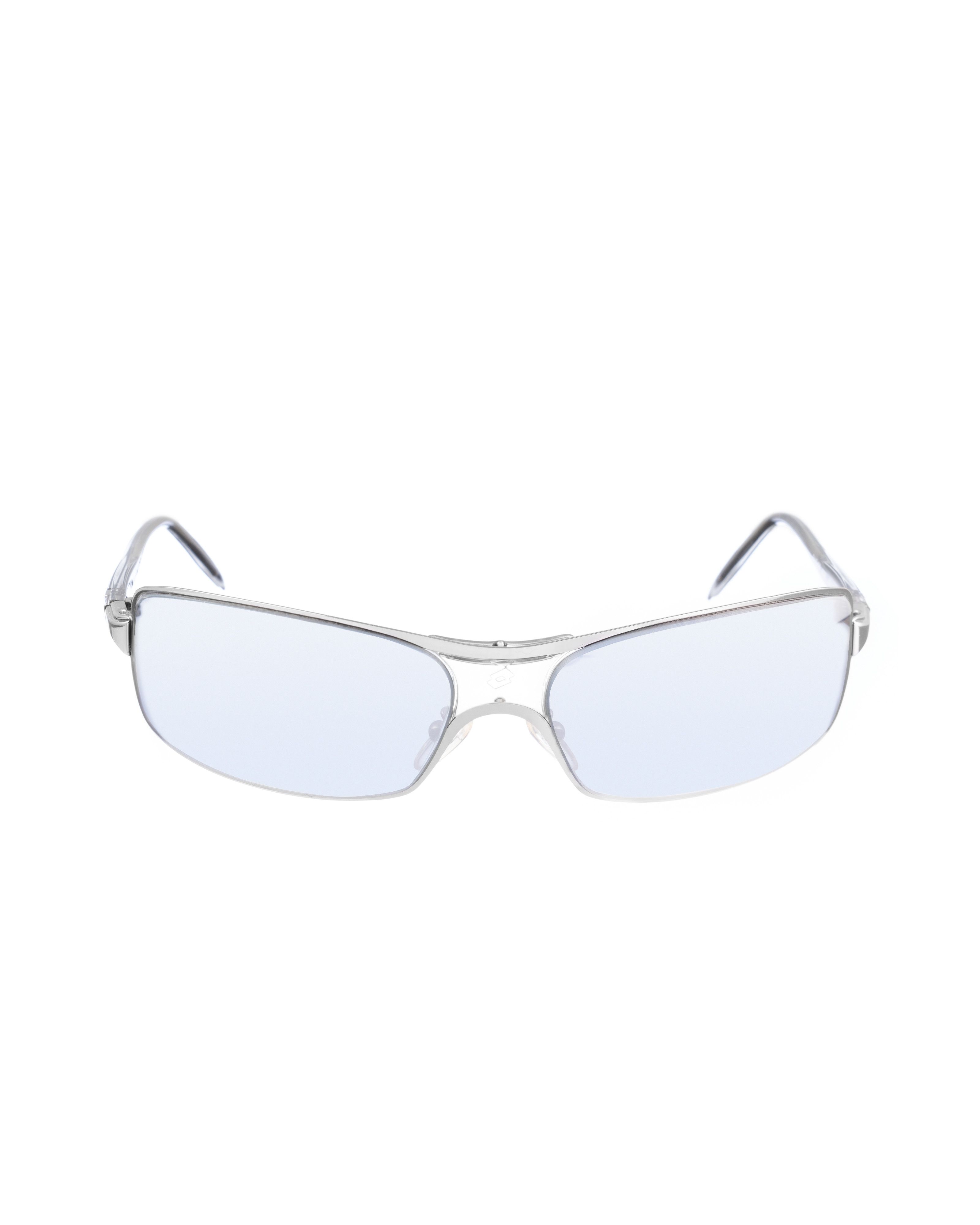 Lotto Sport Lotto 00's Sporty Silver Rectangular Frame Sunglasses Size ONE SIZE - 1 Thumbnail