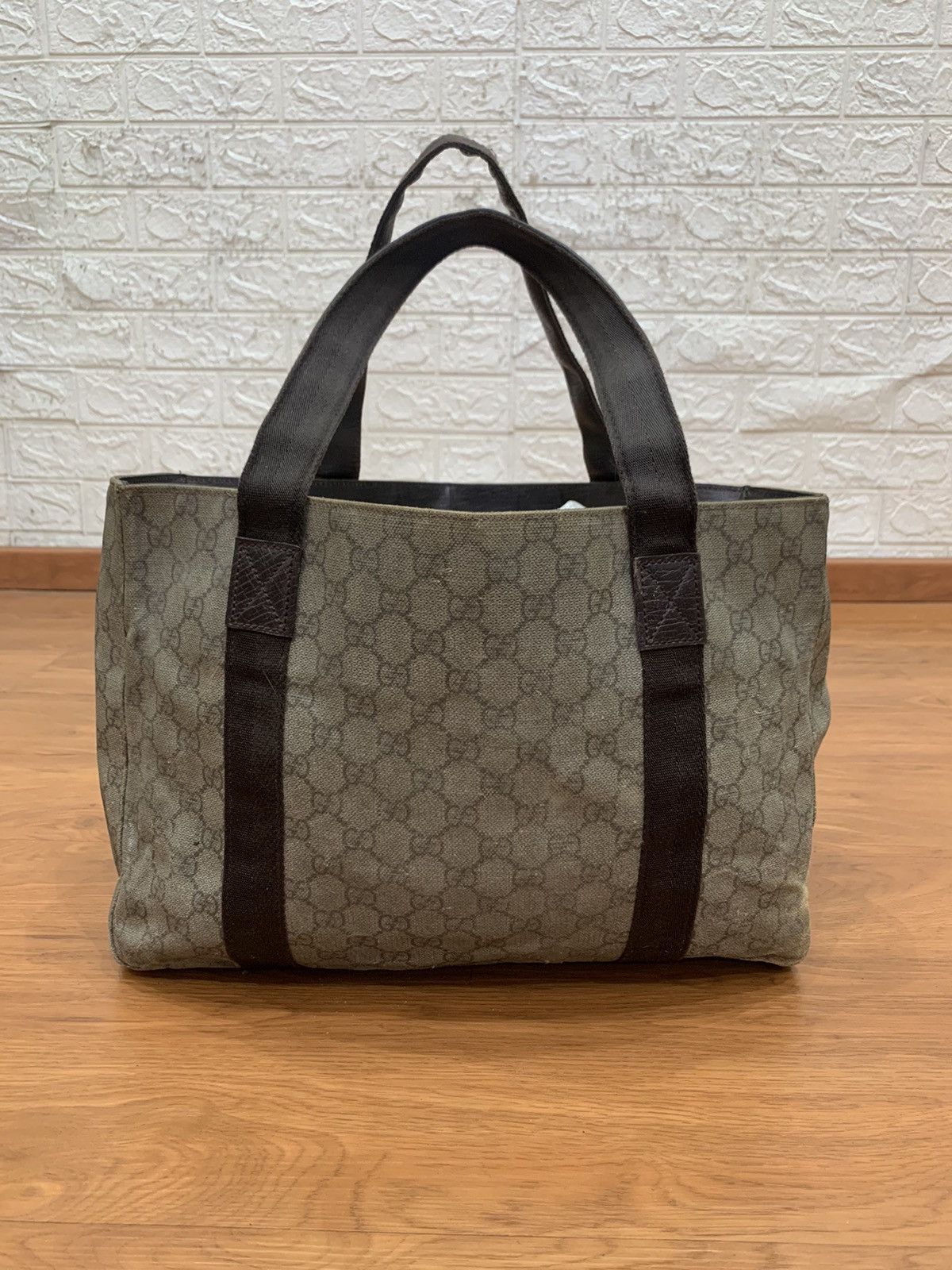 Gucci Vintage Gucci GG monogram canvas tote bag Size ONE SIZE - 2 Thumbnail