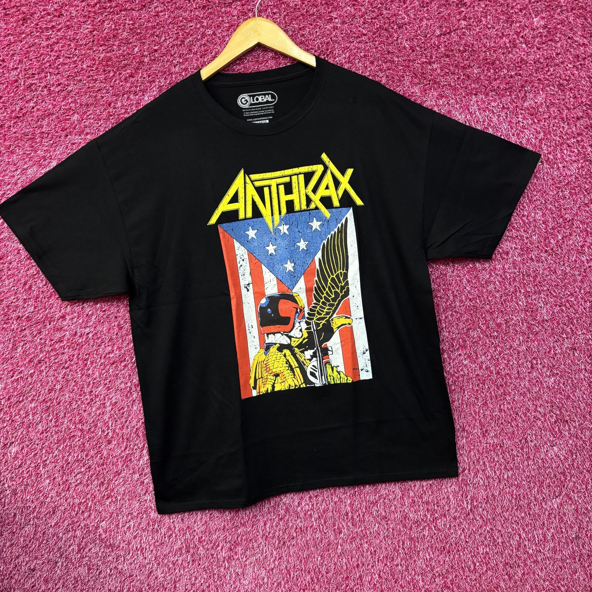 Other Anthrax Eagle Black T-Shirt XL Size US XL / EU 56 / 4 - 2 Thumbnail