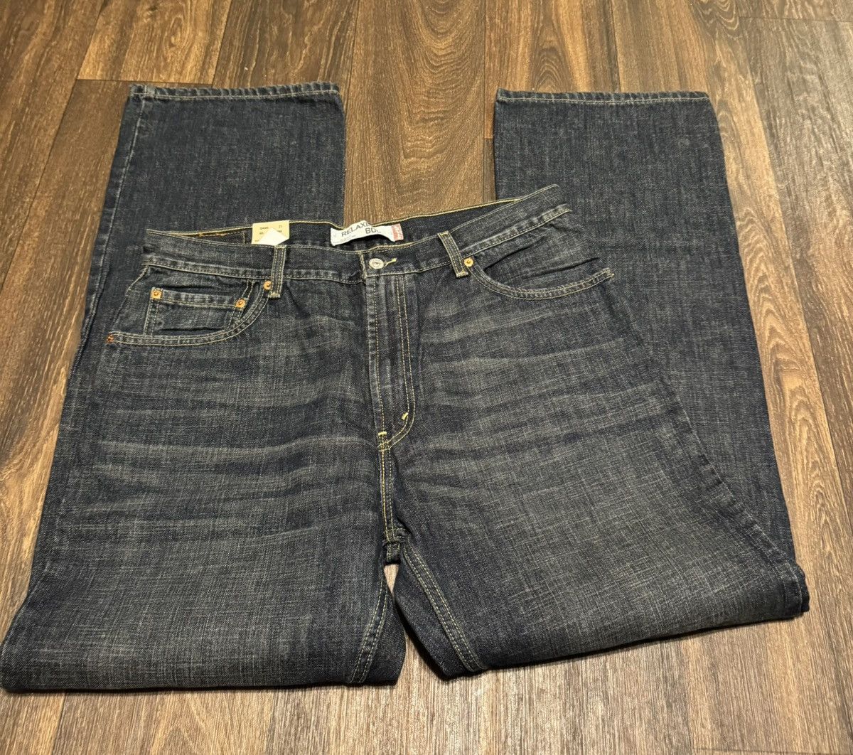 Levi's Levi's 557 Relaxed Boot Cut Jeans, Size 36x32 Size US 36 / EU 52 - 2 Thumbnail