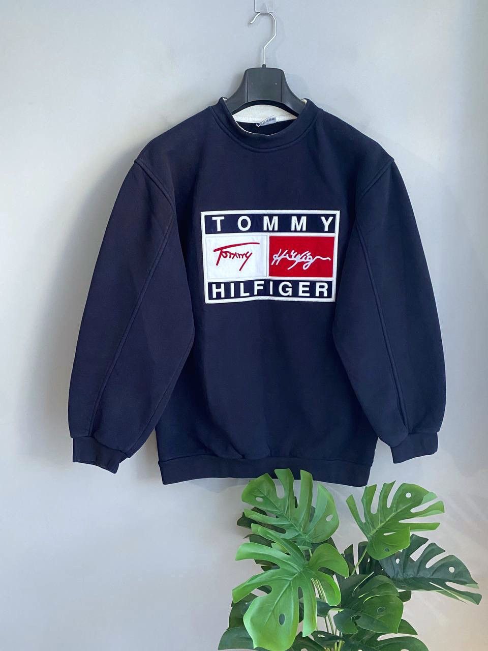 Tommy Hilfiger Tommy Hilfiger Vintage Men`s Sweatshirt Big Logo, Size M Size US M / EU 48-50 / 2 - 1 Thumbnail