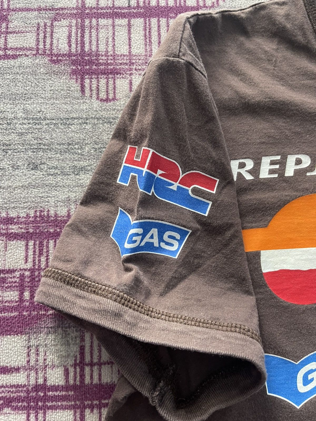 GAS VINTAGE GAS REPSOL HONDA RACING SPELL OUT VERY RARE Size M / US 6-8 / IT 42-44 - 4 Thumbnail
