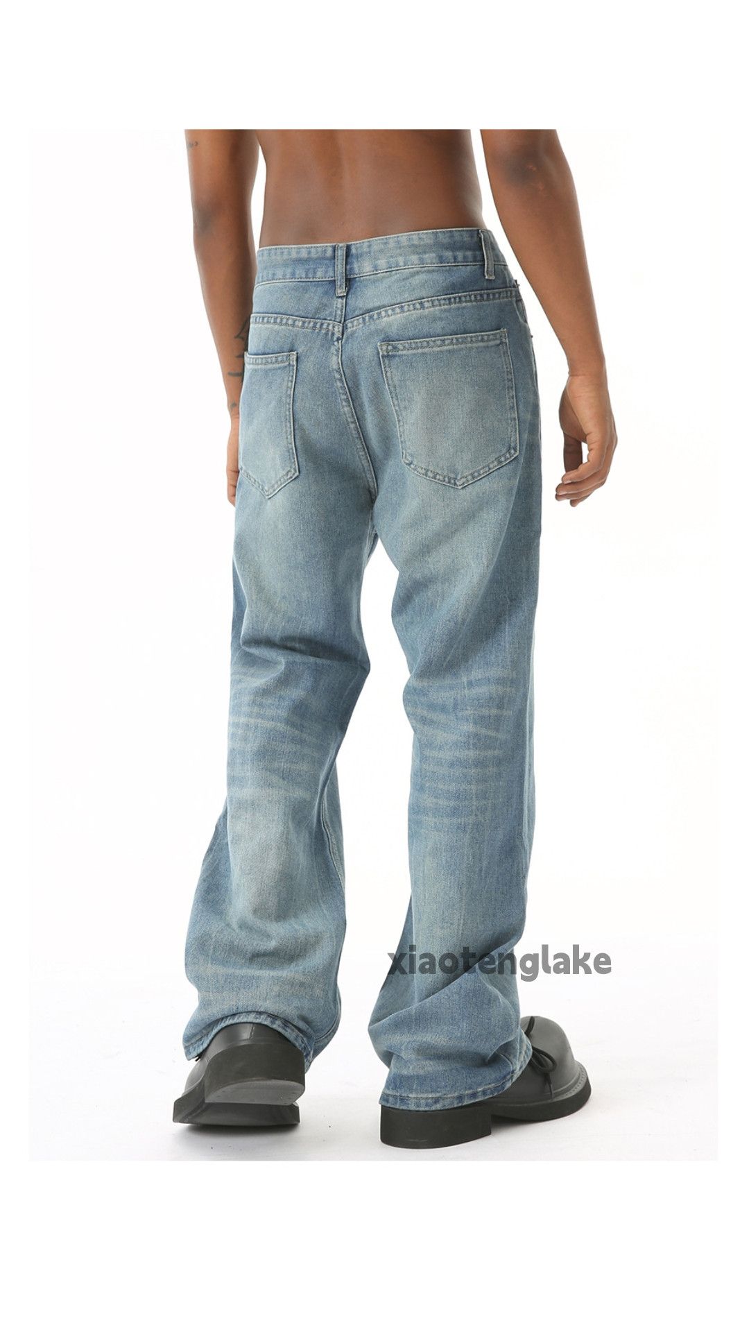 Jean × Vintage washed faded cleanfit yuppie bootcut y2k flared jeans Size US 34 / EU 50 - 3 Thumbnail