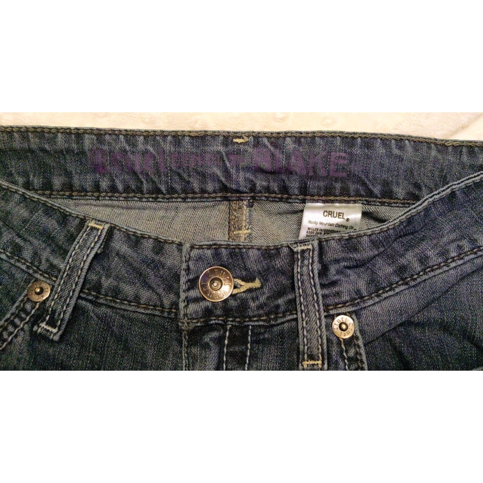 Vintage VINTAGE Cruel Jeans Women’s 30 Denim Bootcut 5-Pocket Blue Cotton Spandex Blake Regular Size 30 (30x33) Logo Embroidered Western Cowgirl Ranchwear Size 30" / US 8 / IT 44 - 5 Thumbnail