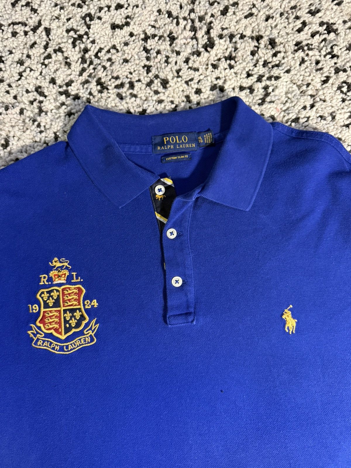 Polo Ralph Lauren Vintage Polo Ralph Lauren Rugby Shirt Size US XL / EU 56 / 4 - 2 Thumbnail