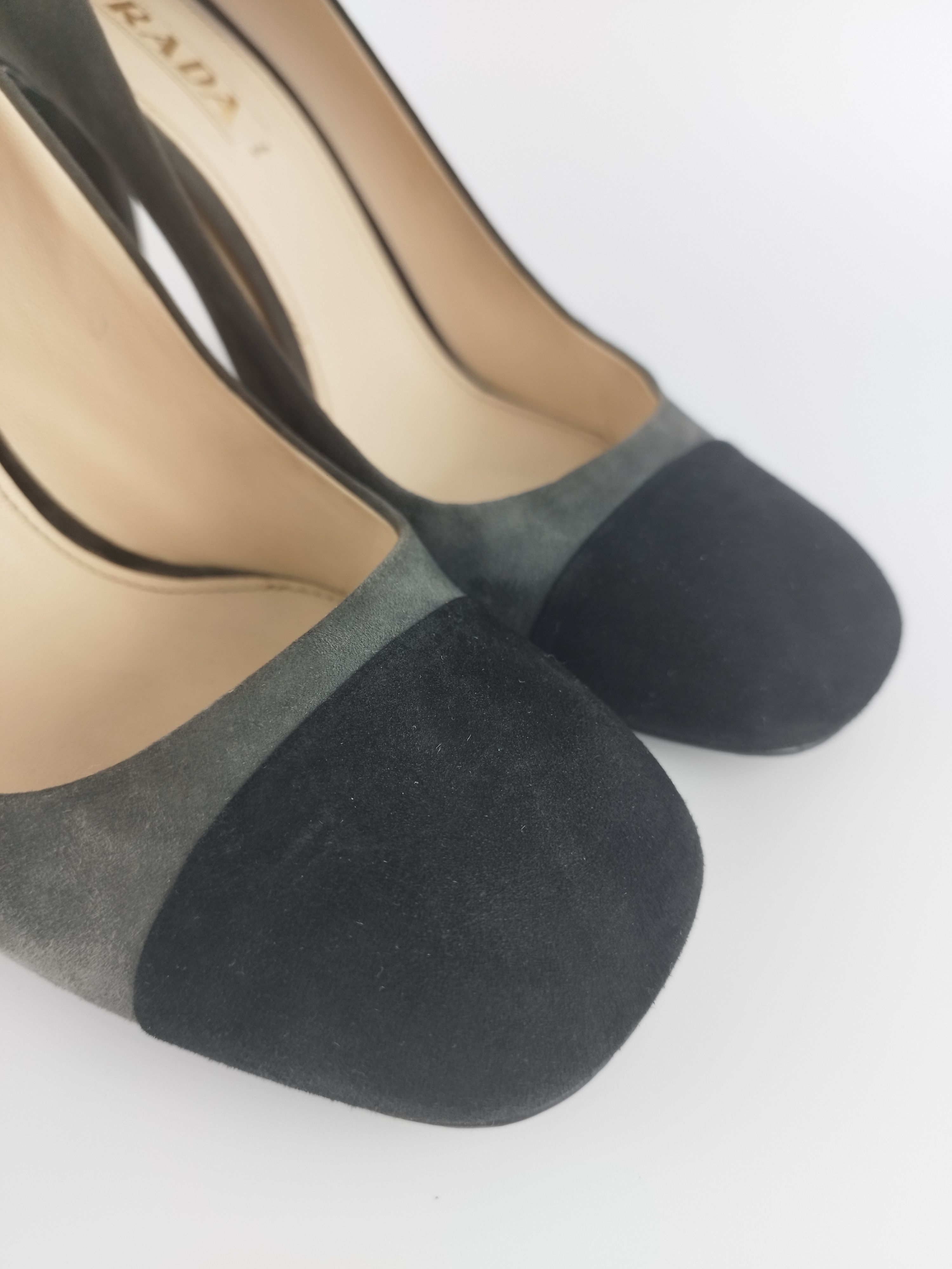 Prada Prada Suede two color high heels pumps Size US 6.5 / EU 39-40 - 8 Thumbnail