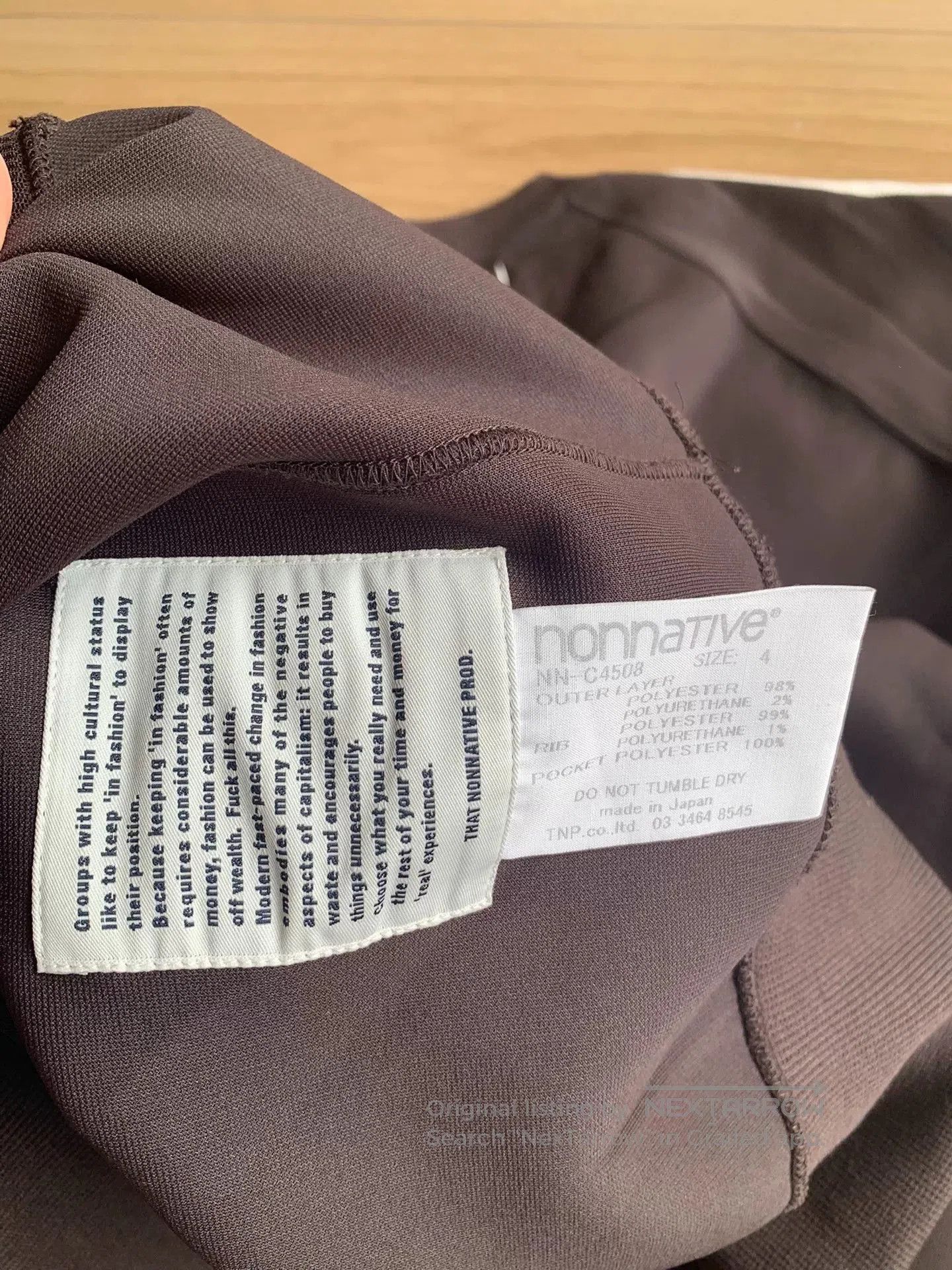 Nonnative nonnative crew pullover poly jersey sweatshirt. Size US L / EU 52-54 / 3 - 3 Thumbnail