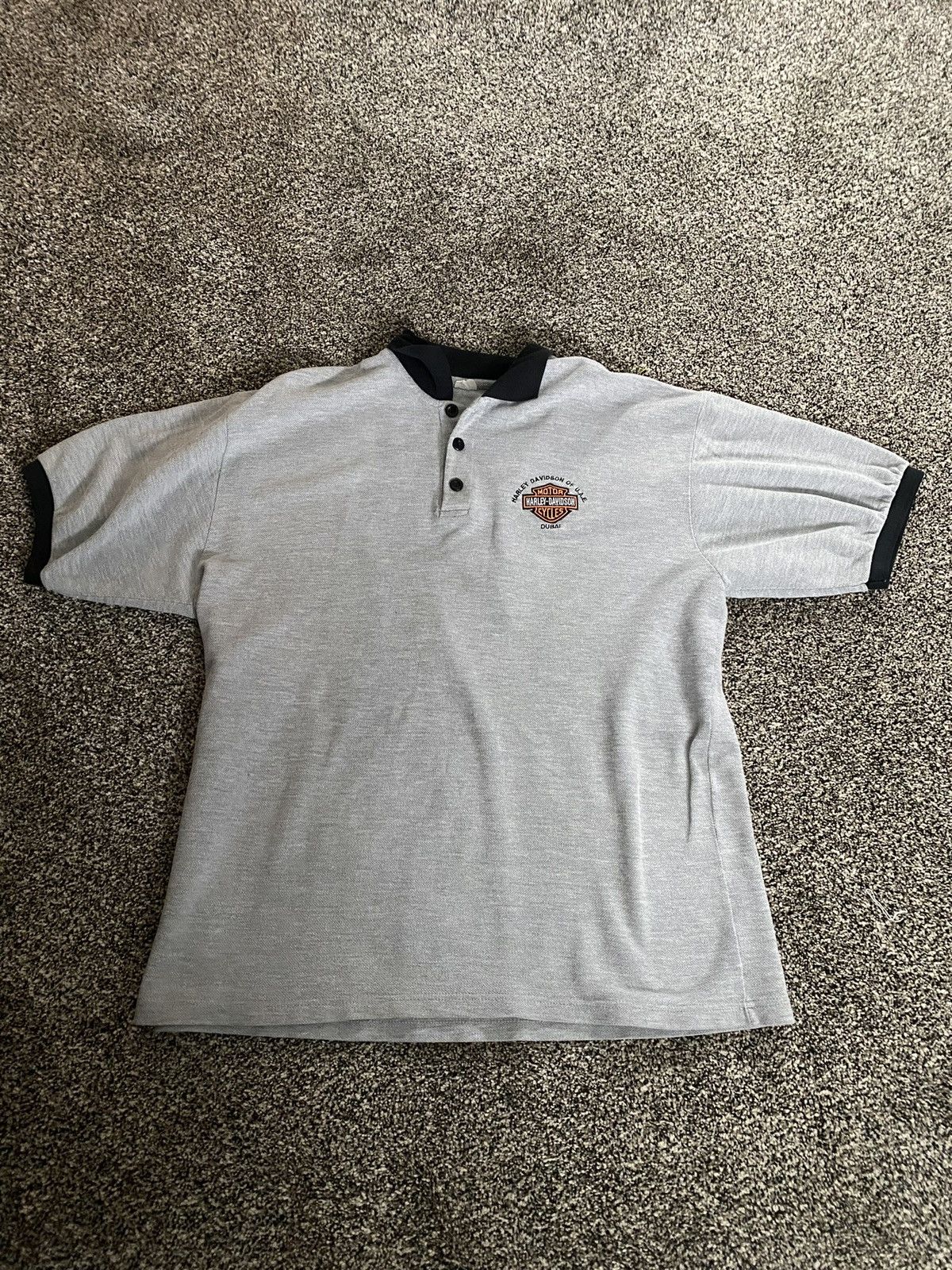 Harley Davidson Harley Davidson Short Sleeve Button Up Polo Size US M / EU 48-50 / 2 - 1 Thumbnail