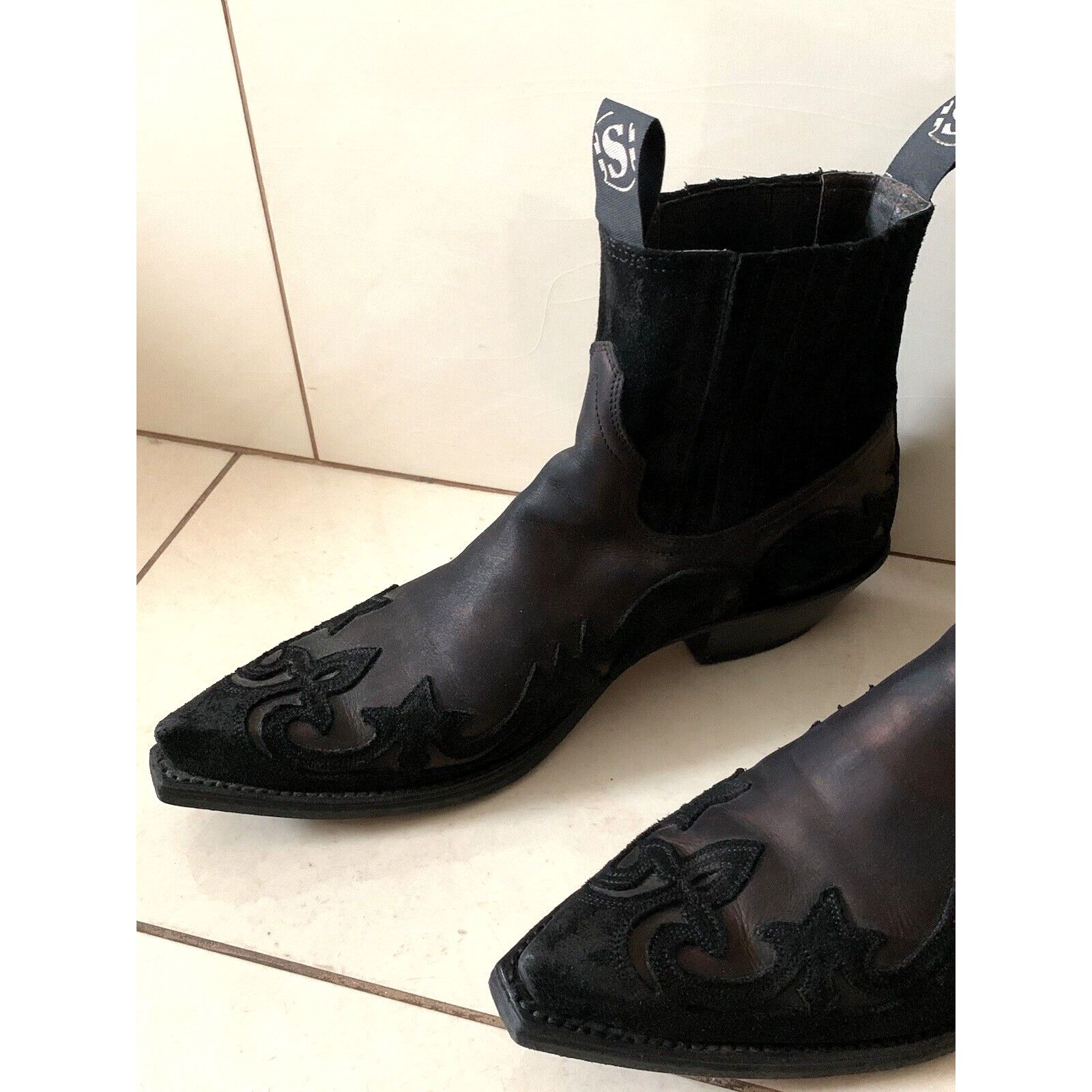 Sendra Men's SENDRA Cowboy Leather Boots Bronze EU 45 UK 10 US 10.5 Size US 10.5 / EU 43-44 - 7 Thumbnail