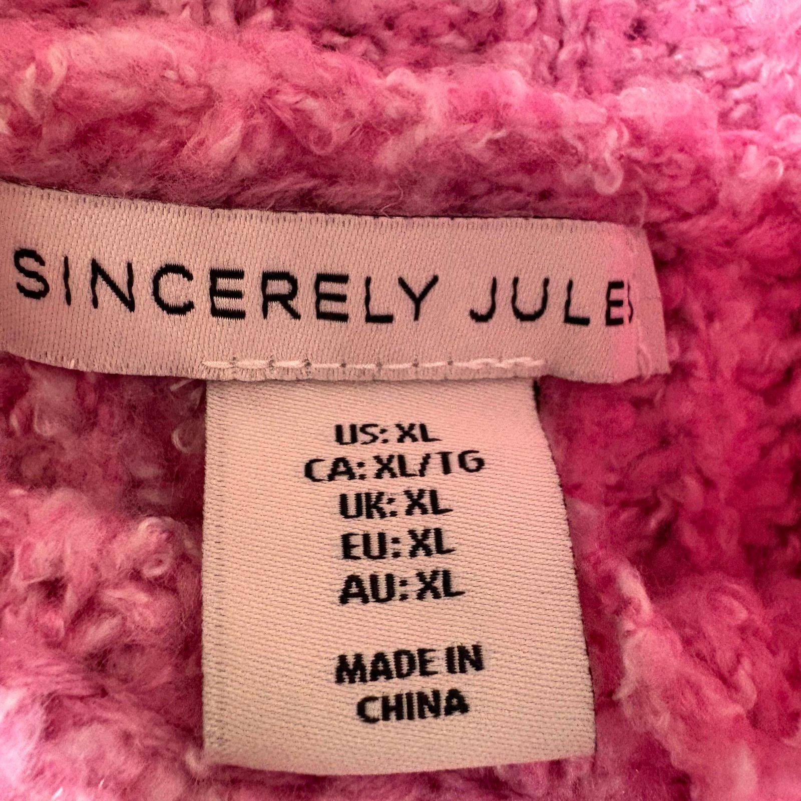 Other SINCERELY JULES Pink Cropped Ribbed Sweater Size XL / US 12-14 / IT 48-50 - 3 Thumbnail
