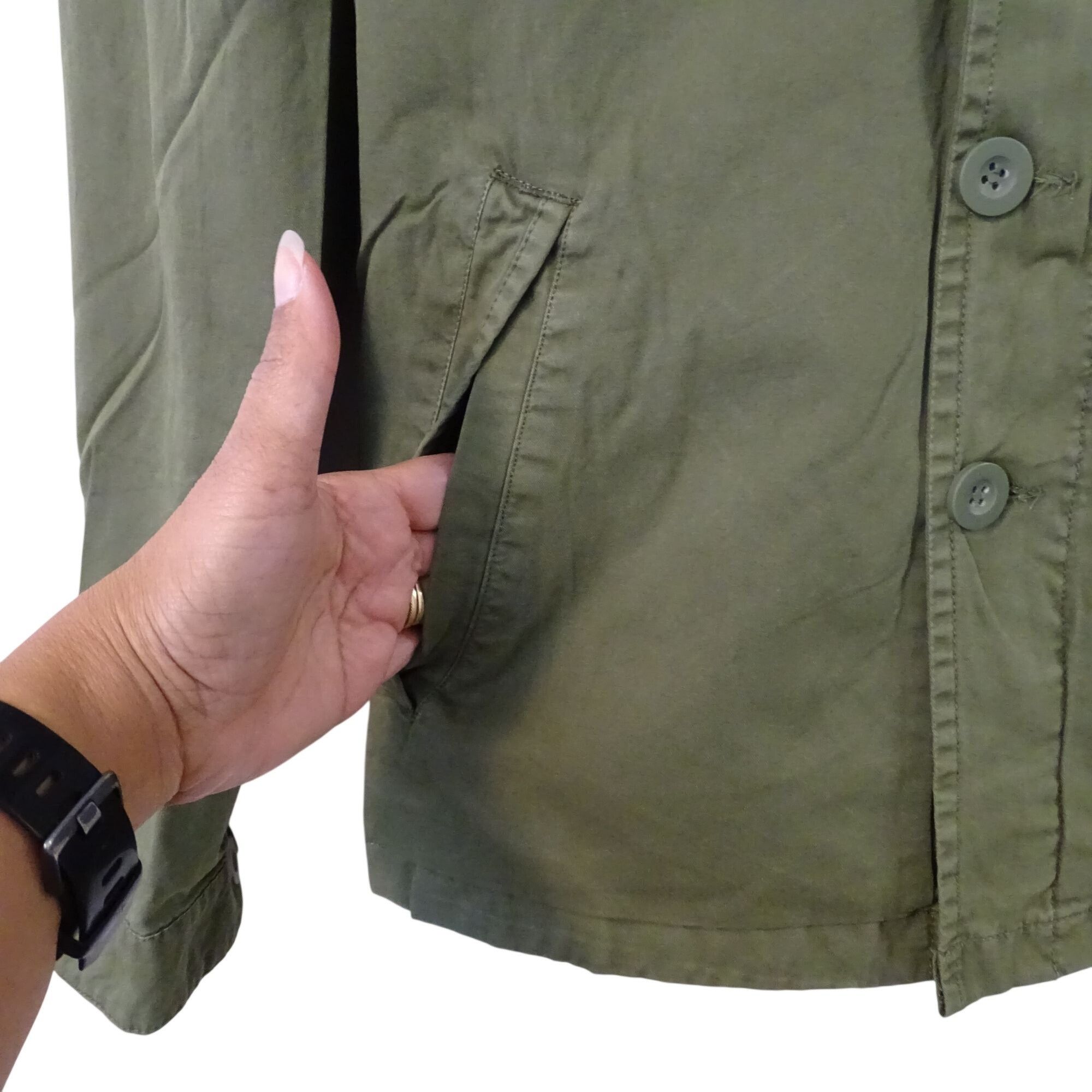 Other Indigo Star Military Field Jacket Olive Green Men Size S Size US S / EU 44-46 / 1 - 3 Thumbnail
