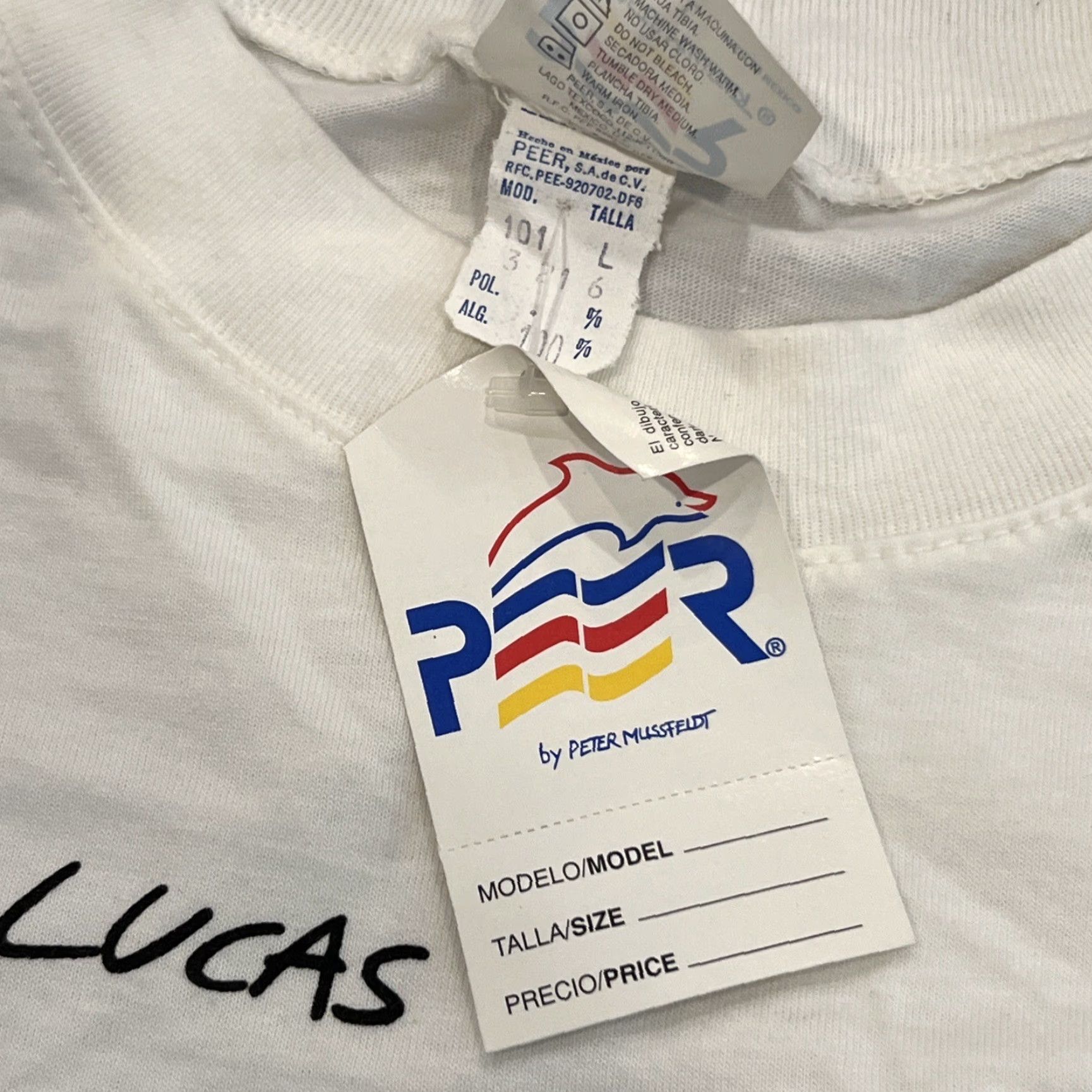 Vintage VINTAGE Peer Wear 90s Cabo San Lucas Graphic Button-Up Shirt Adult L White Mens NWT Size US L / EU 52-54 / 3 - 4 Thumbnail