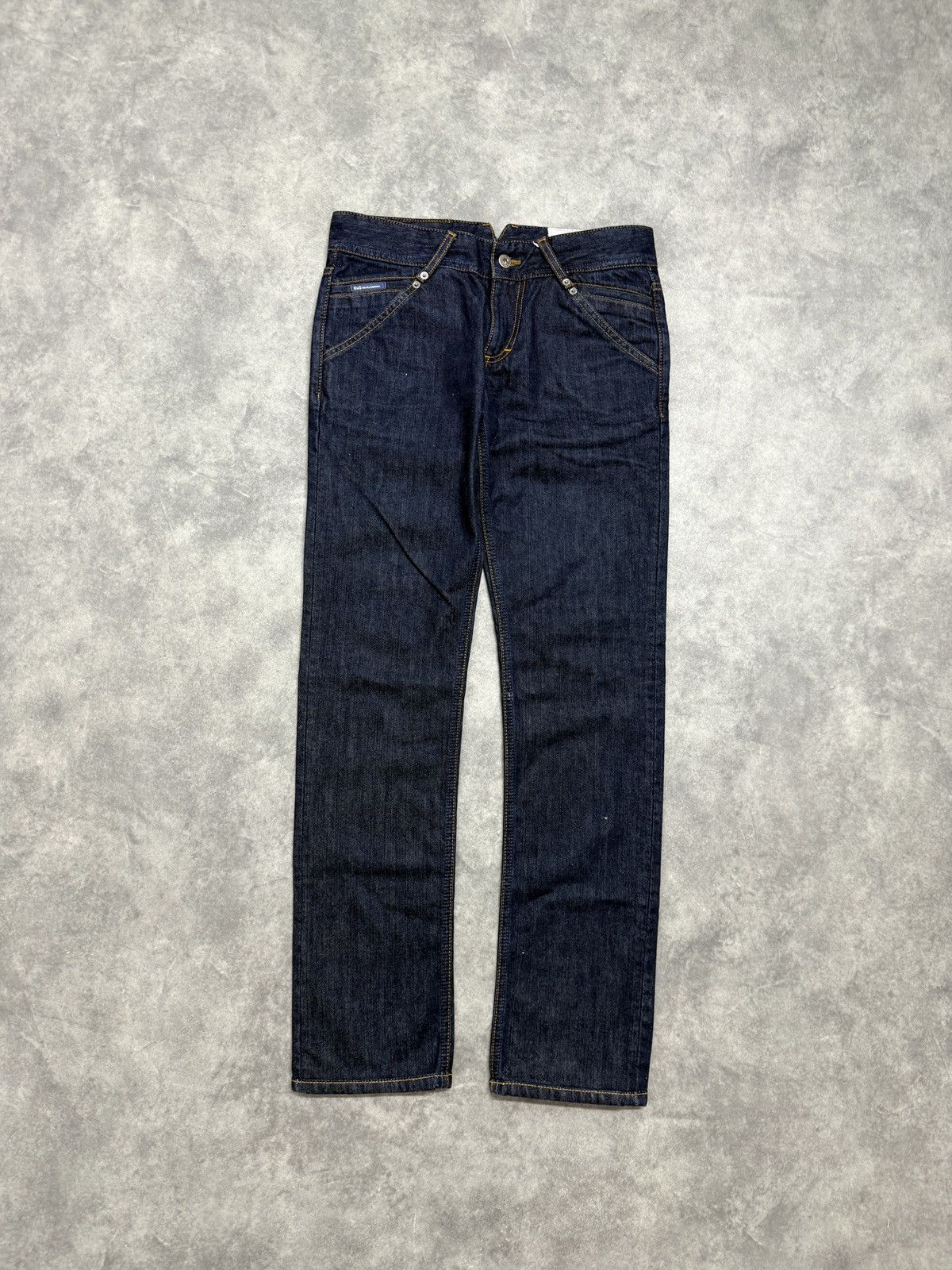 Dolce & Gabbana Blue jean dolce gabbana pants straight very tight japan Size US 33 - 2 Thumbnail
