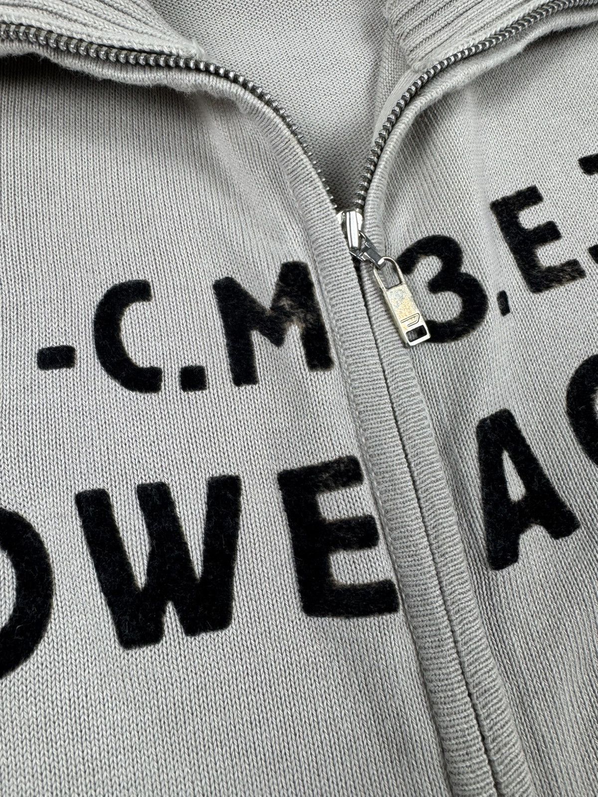 Diesel Vintage Diesel Snoweagles Light Zip Beige Sweater Y2K Size US L / EU 52-54 / 3 - 8 Thumbnail