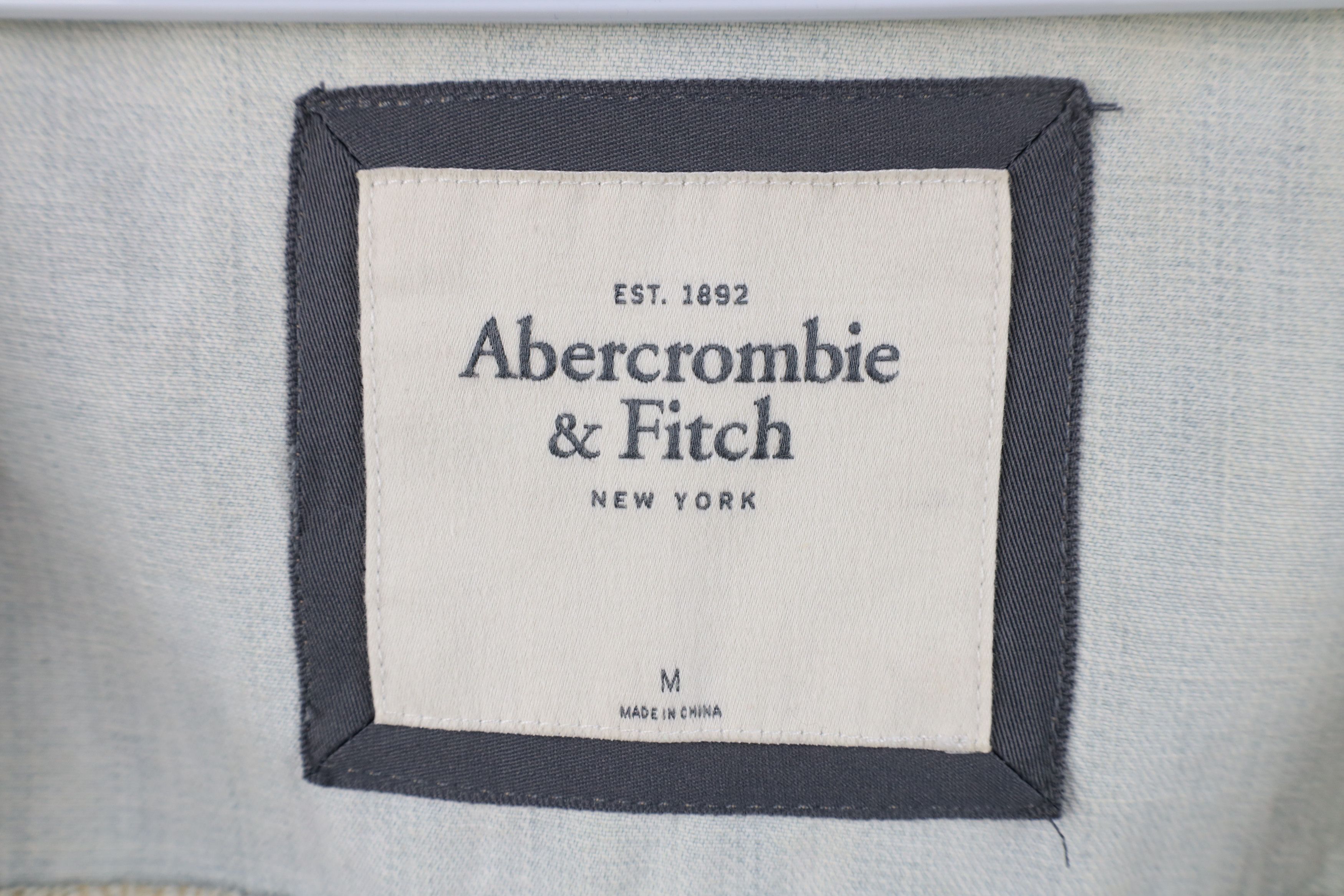 Abercrombie & Fitch Vintage Y2K Abercrombie & Fitch Denim Trucker Vest Jacket Size M / US 6-8 / IT 42-44 - 10 Thumbnail