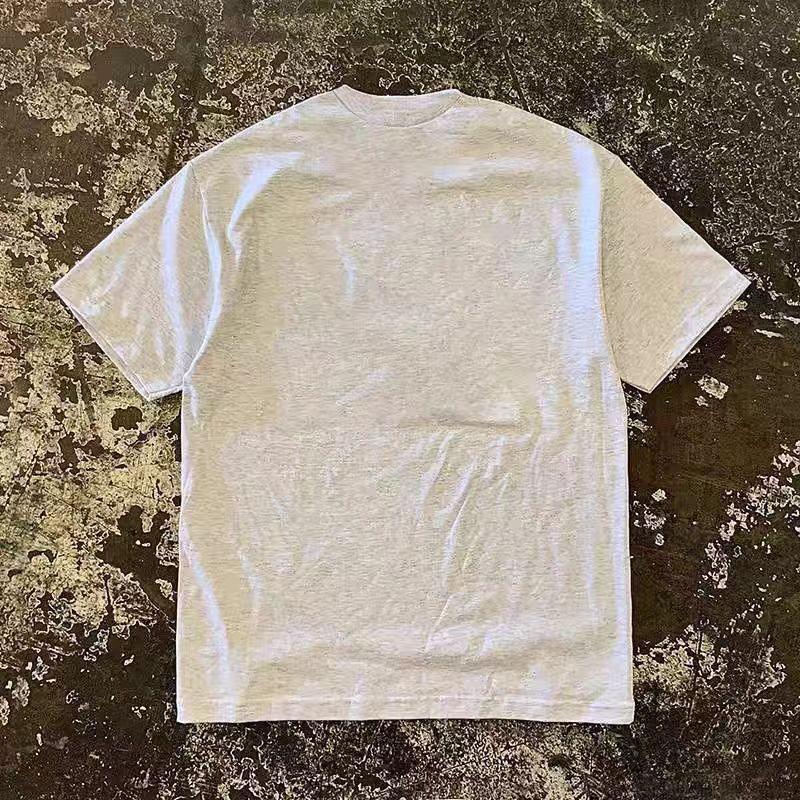 Japanese Brand × Vintage Loose Printed Street Short Sleeve T-Shirt Light Grey Size US M / EU 48-50 / 2 - 2 Thumbnail