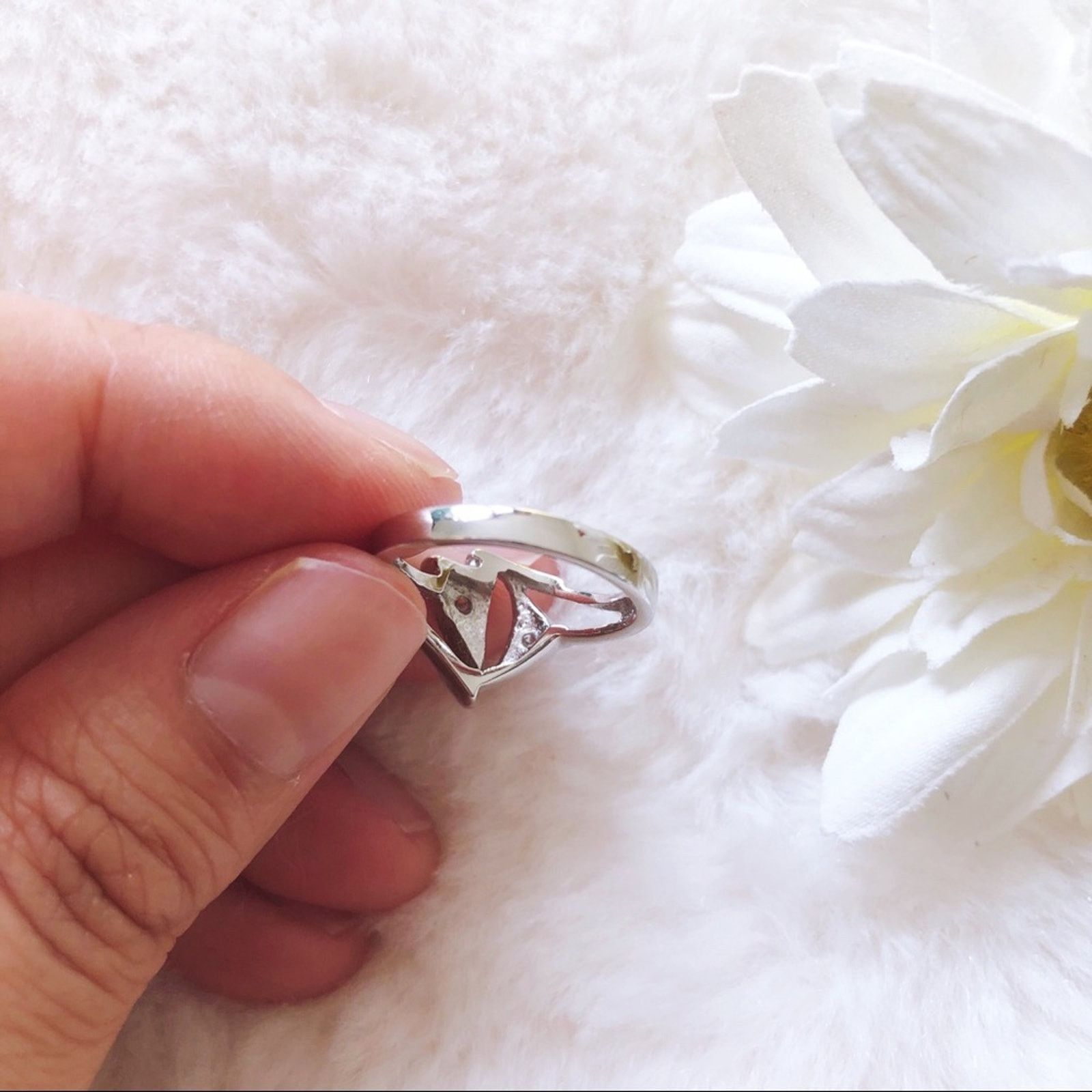 Other Silver Cute Sailing Boat Ring Size ONE SIZE - 6 Thumbnail