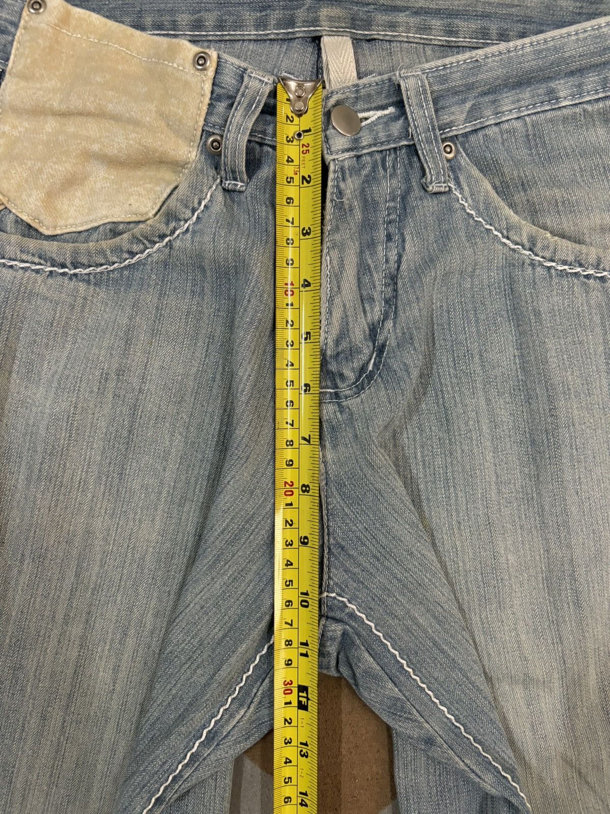 Blue Blue Japan Vintage Japanese Brand Rusty Blue Wash Loose Fit Jeans Size US 30 / EU 46 - 17 Thumbnail