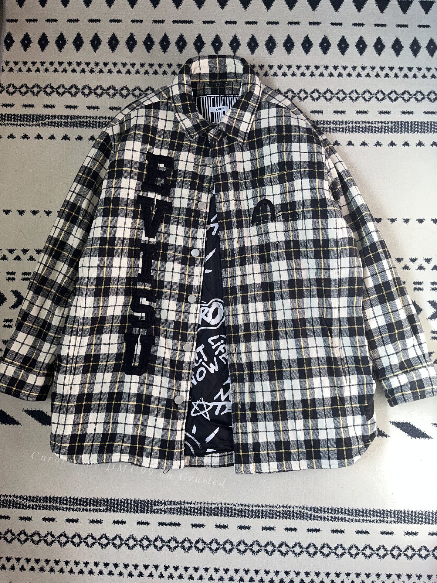 Evisu Evisu KURO Plaid Padded Jacket Size US M / EU 48-50 / 2 - 1 Thumbnail