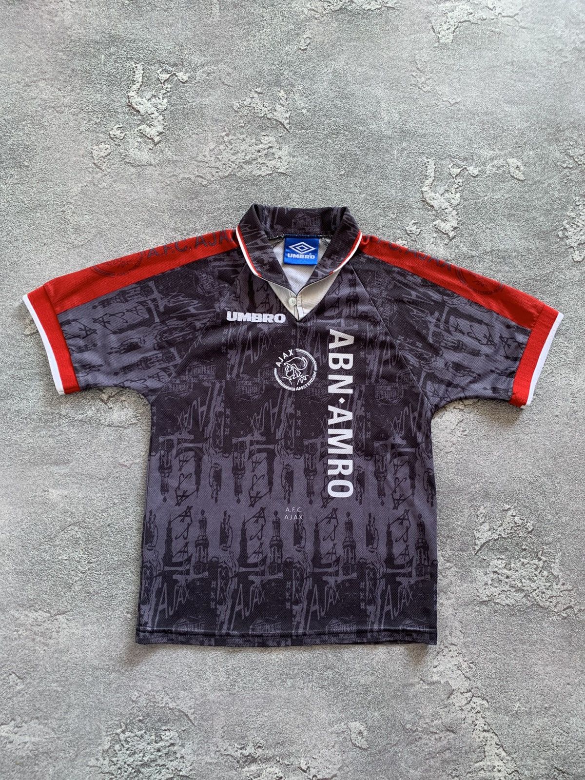 Umbro VTG 90’s Umbro Ajax 1996/97 Away Soccer Jersey Boys 164 sz Size US XS / EU 42 / 0 - 1 Thumbnail