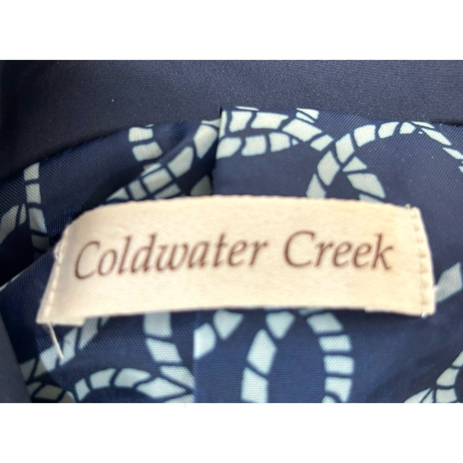 Coldwater Creek COLDWATER CREEK Women's Anorak Jacket Windbreaker Lightweight PM Petites Blue Fall Spring Size M / US 6-8 / IT 42-44 - 7 Thumbnail