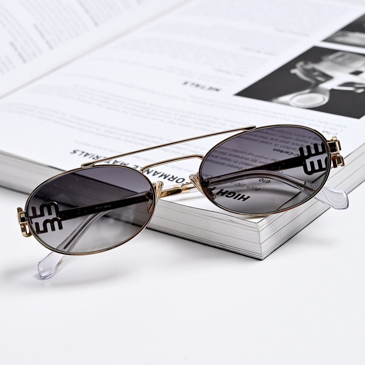 Miu Miu MIU MIU 0MU 54ZS SUNGLASSES Size ONE SIZE - 9 Thumbnail