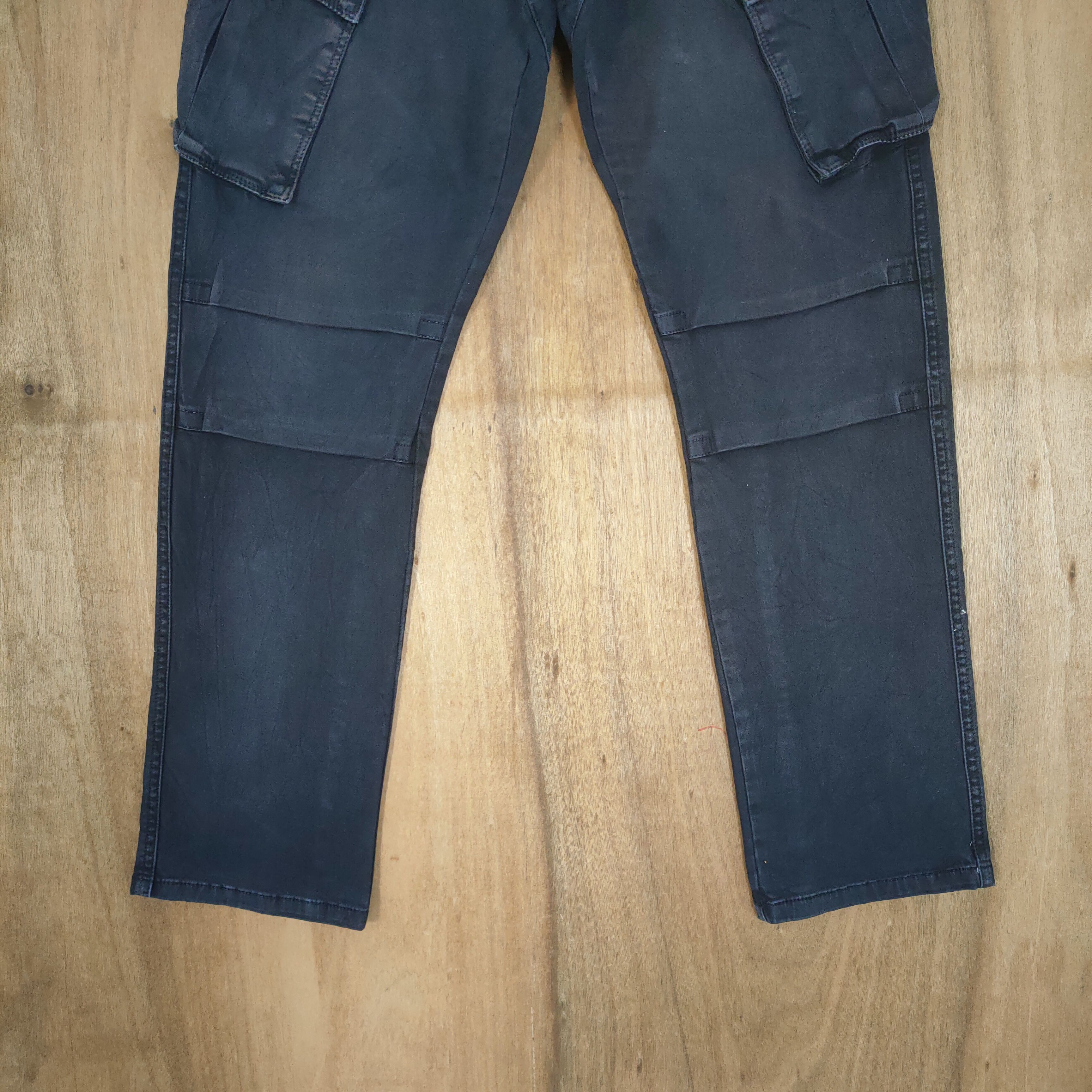Japanese Brand × Vintage VINTAGE JAPANESE BLACK SKINNY CARGO PANTS Size US 31 - 3 Thumbnail