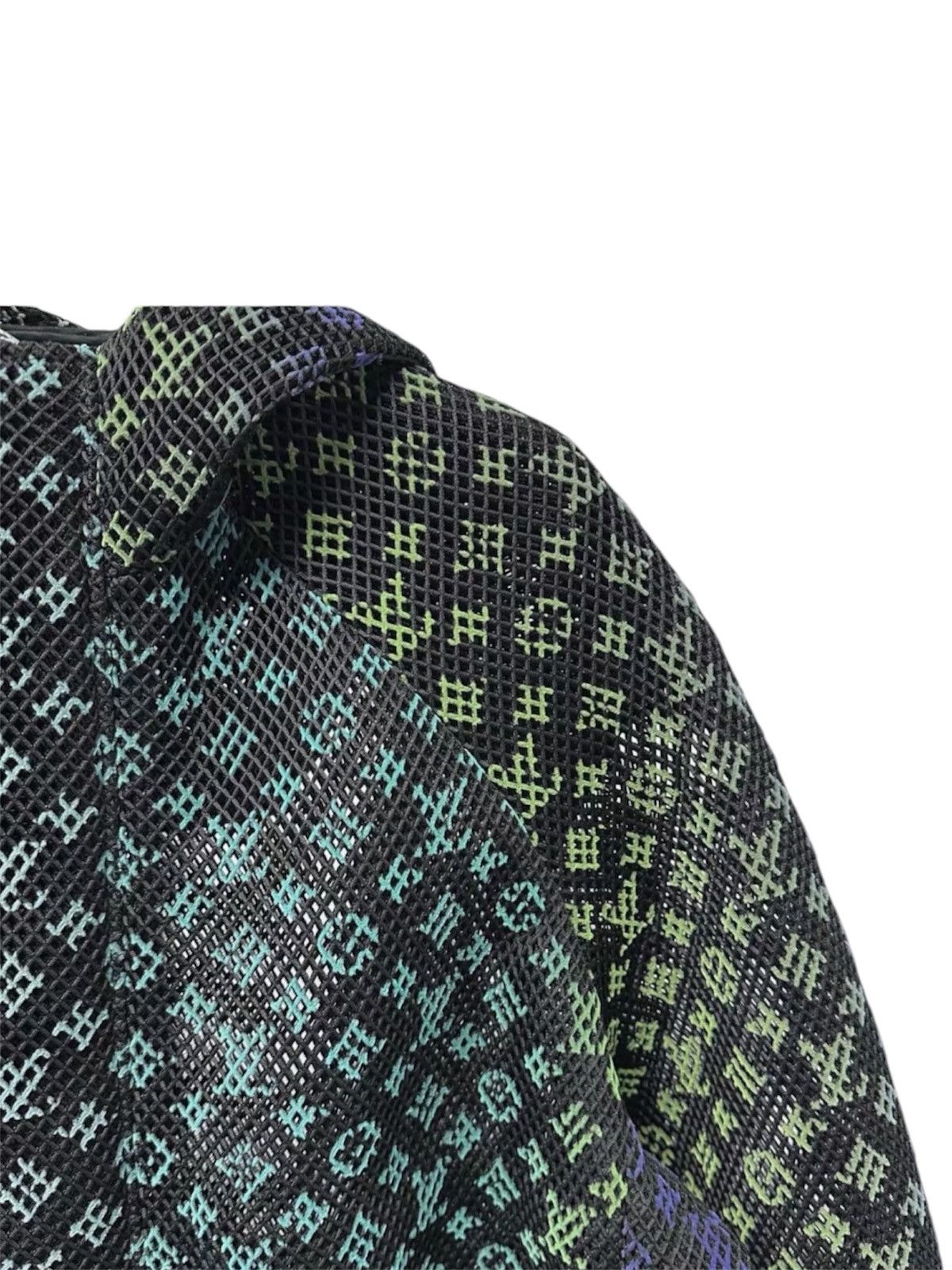 Louis Vuitton Louis Vuitton 52 Gradient Monogram Mesh Jacket Hoodie Size US L / EU 52-54 / 3 - 3 Thumbnail