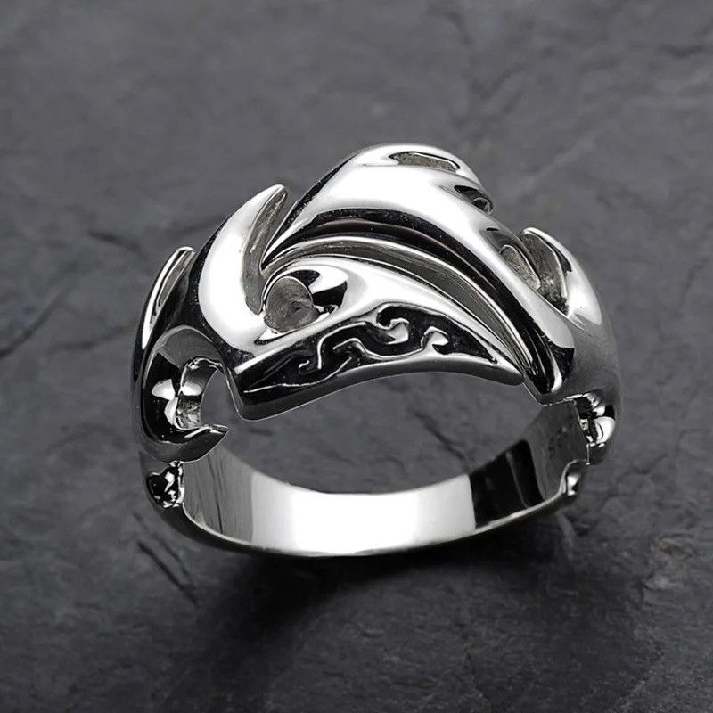 Jewelry × Vintage Vintage 925 Silver Flame Dragon Claw Ring Size ONE SIZE - 5 Thumbnail