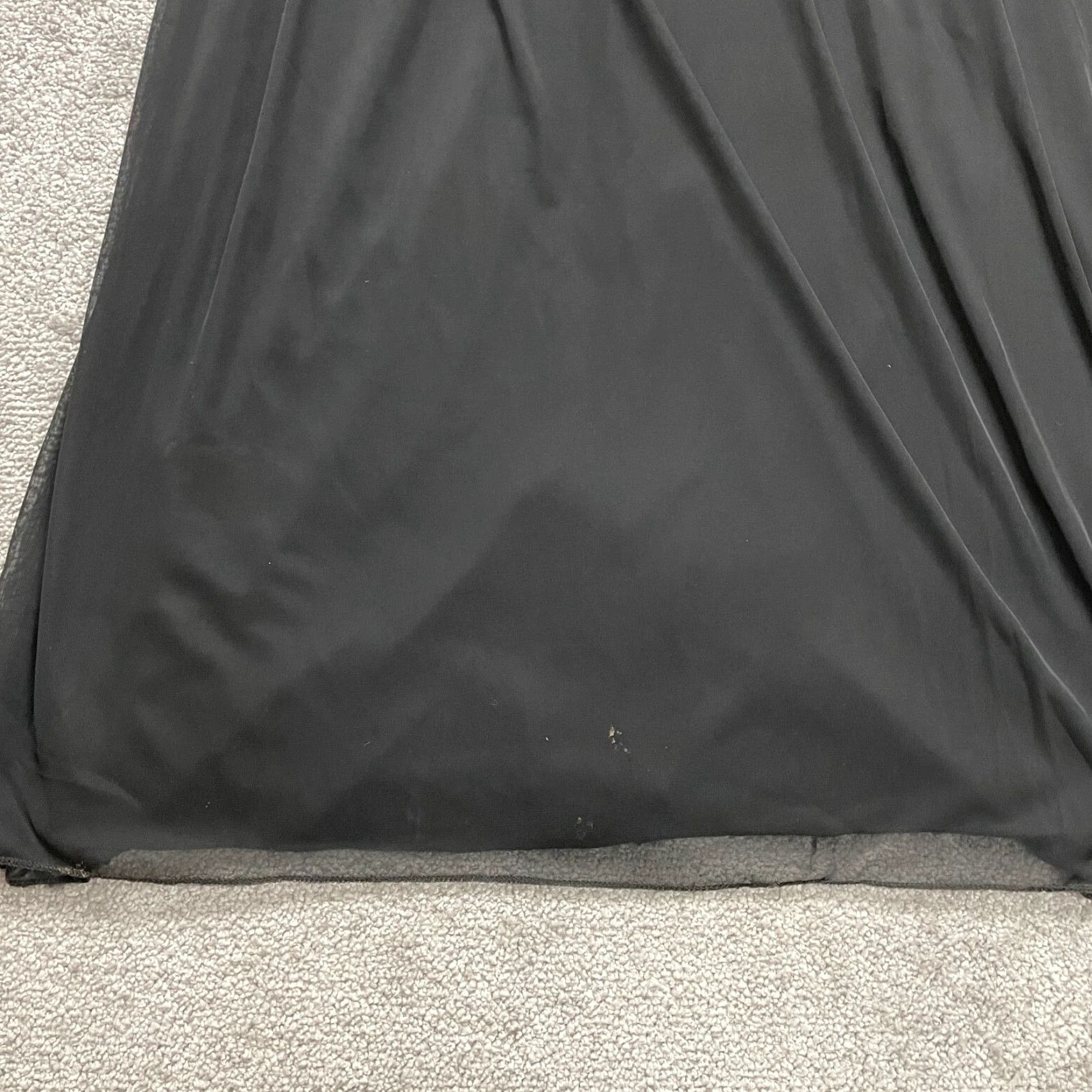 Vintage City Studio Maxi Long Gown Formal Dress Womens 3/4 Black Rhinestones Sleeveless Size XS / US 0-2 / IT 36-38 - 6 Thumbnail