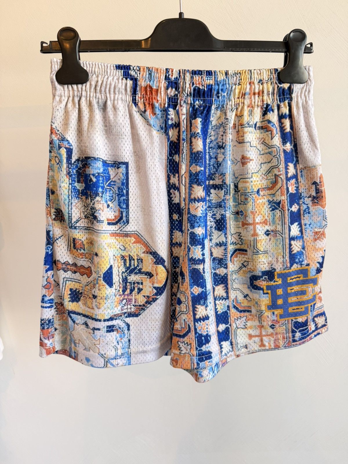 Eric Emanuel Eric Emanuel EE Basic/Core Rug Print Mesh Shorts Size M Size US 31 - 1 Thumbnail