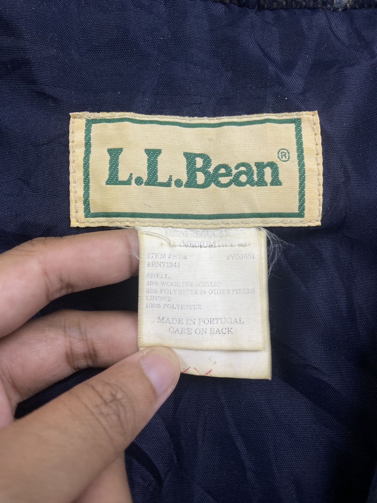 L.L. Bean Vtg 80s L.L.Bean Portugal Multicolour Ski Wool Navajo Jacket Size US M / EU 48-50 / 2 - 8 Thumbnail