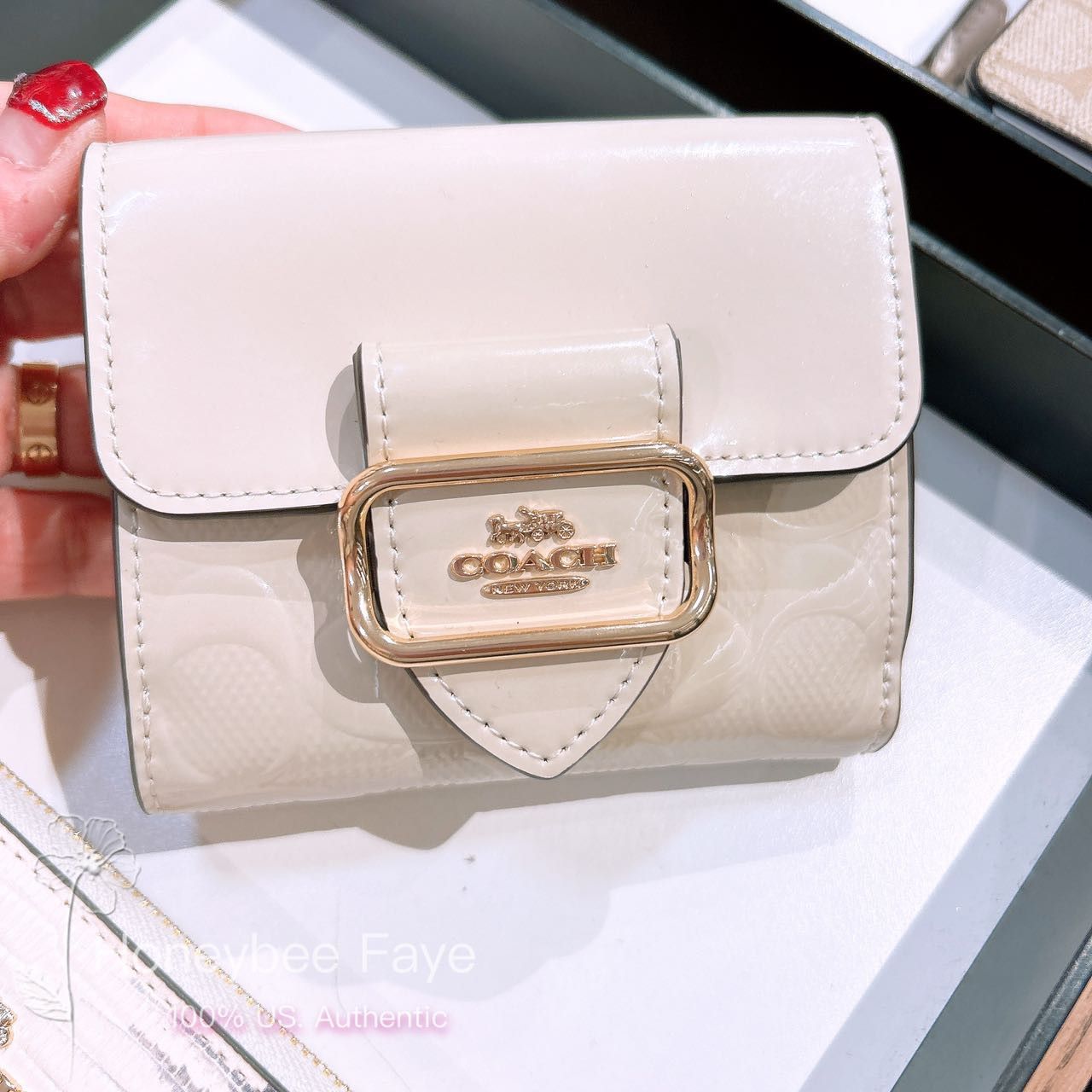 Coach NWT Coach Small Morgan Wallet In Signature Leather CT987 Size ONE SIZE - 2 Thumbnail
