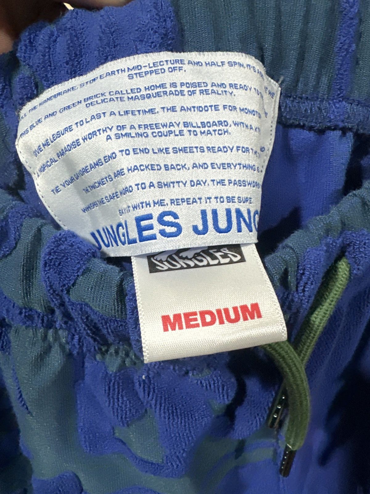 Jungles Jungles jungles green/blue shorts Size US 34 / EU 50 - 4 Thumbnail