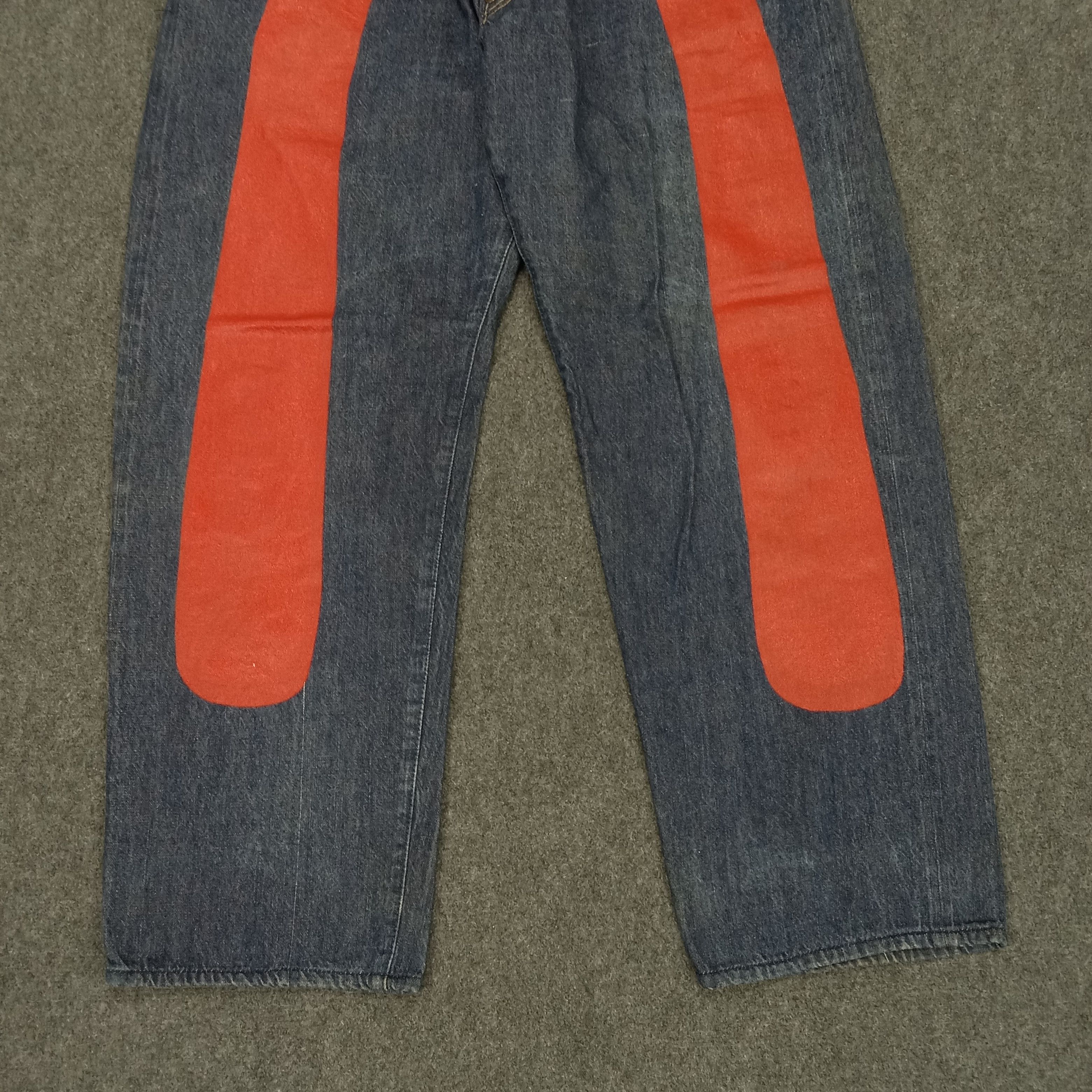 Evisu Yamane Japanese Brand Daicock Custom Denim Jeans Size US 35 - 4 Thumbnail