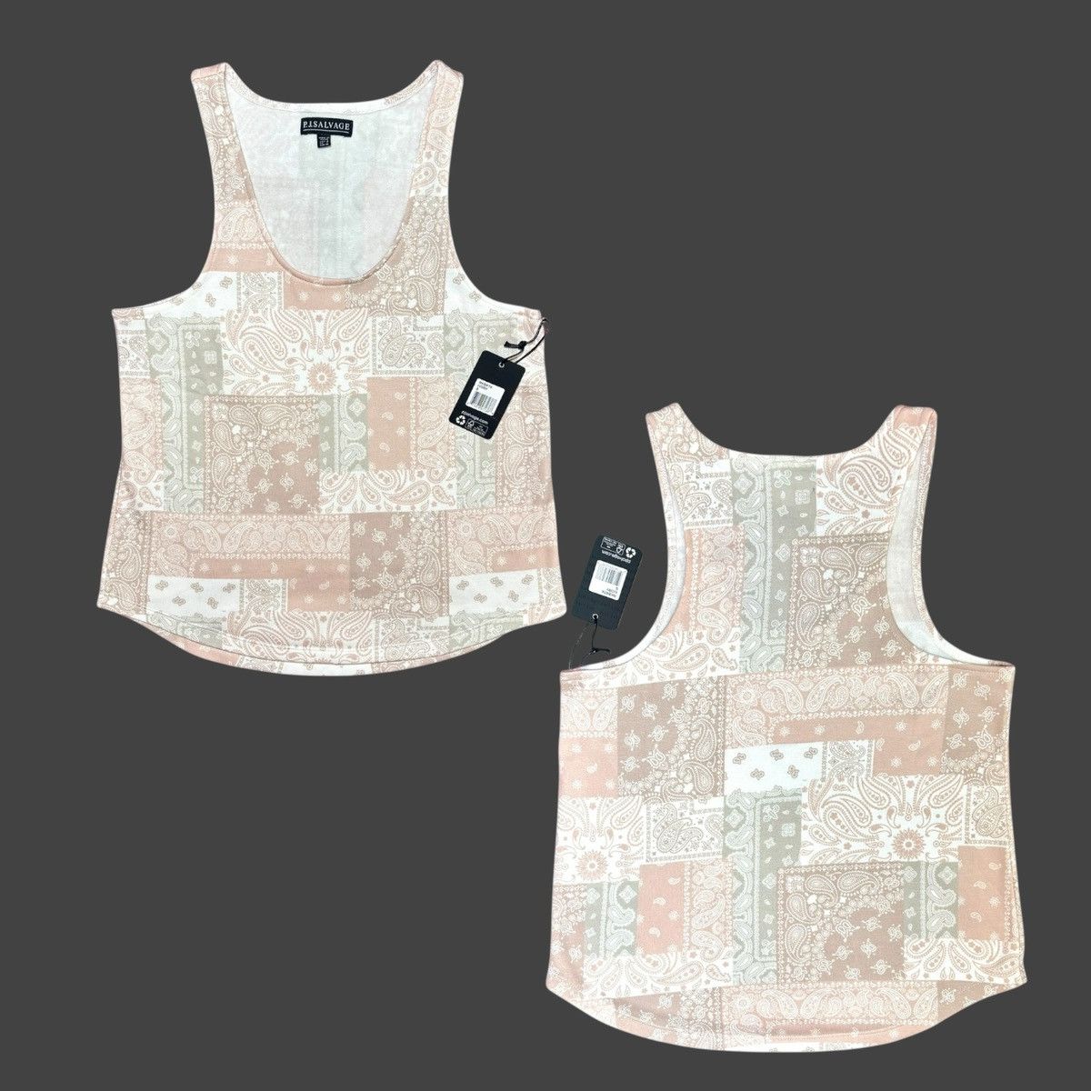 Other P.J. Salvage Women’s Bandanorama Tank and Shorts Set Sz S Size S / US 4 / IT 40 - 8 Thumbnail