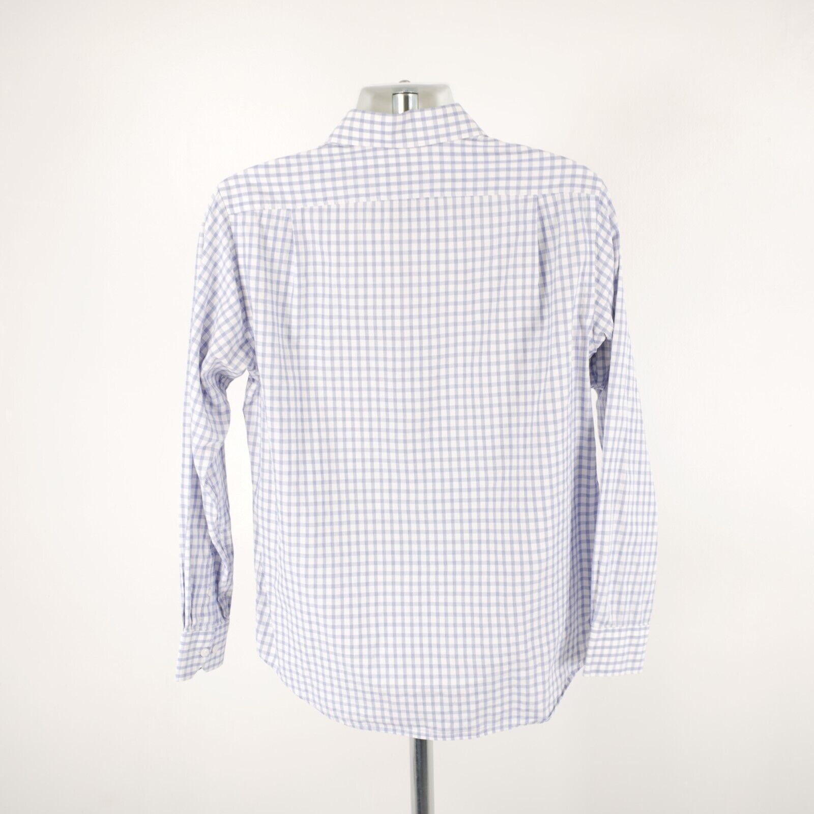 Hart Schaffner Marx Hart Schaffner Marx Blue Purple Check Medium Collared Dress Size US M / EU 48-50 / 2 - 5 Thumbnail