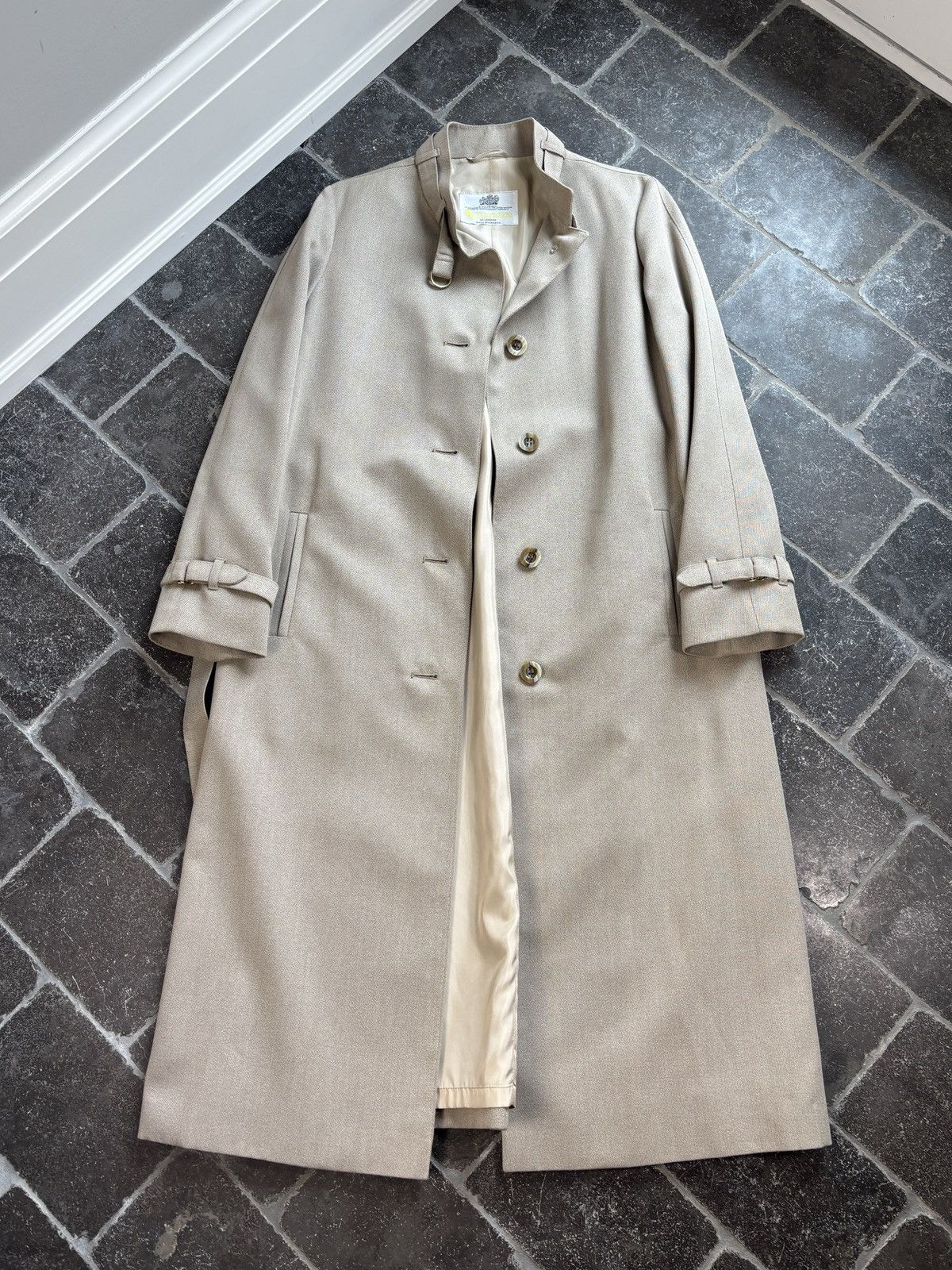 Vintage Vintage Aquascutum Coat Belted Jacket Full Length Trench 90s Size M / US 6-8 / IT 42-44 - 2 Thumbnail
