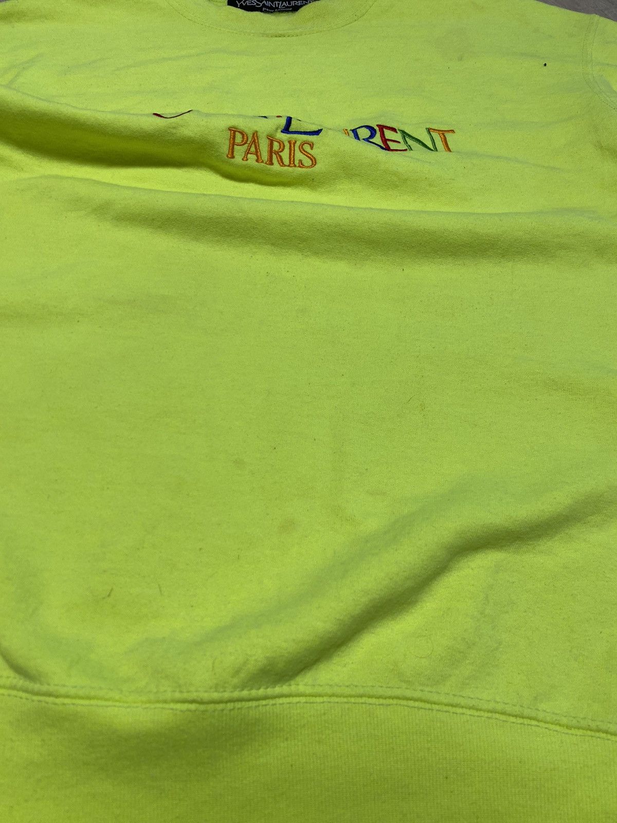 Vintage × Yves Saint Laurent Vintage YVES SAINT LAURENT Fashion Design Sweatshirt Size US L / EU 52-54 / 3 - 9 Thumbnail