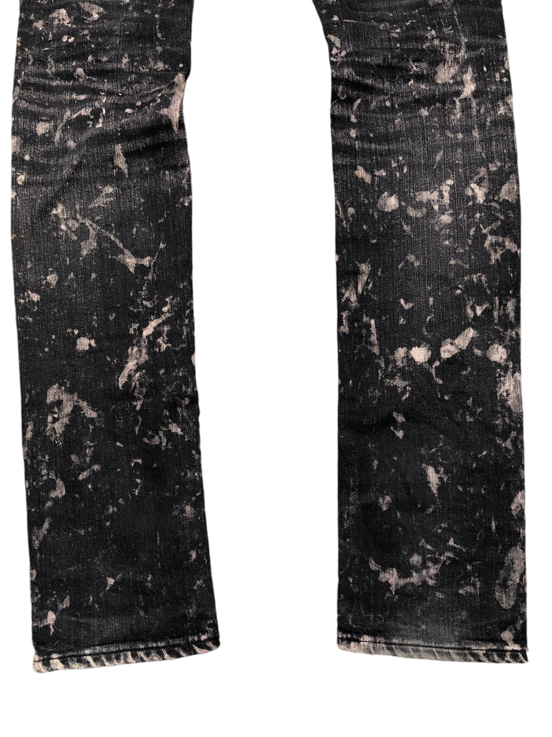 Dior 💯🔥DIOR HOMME Bleached Splatter Slim Pant Size US 31 - 6 Thumbnail