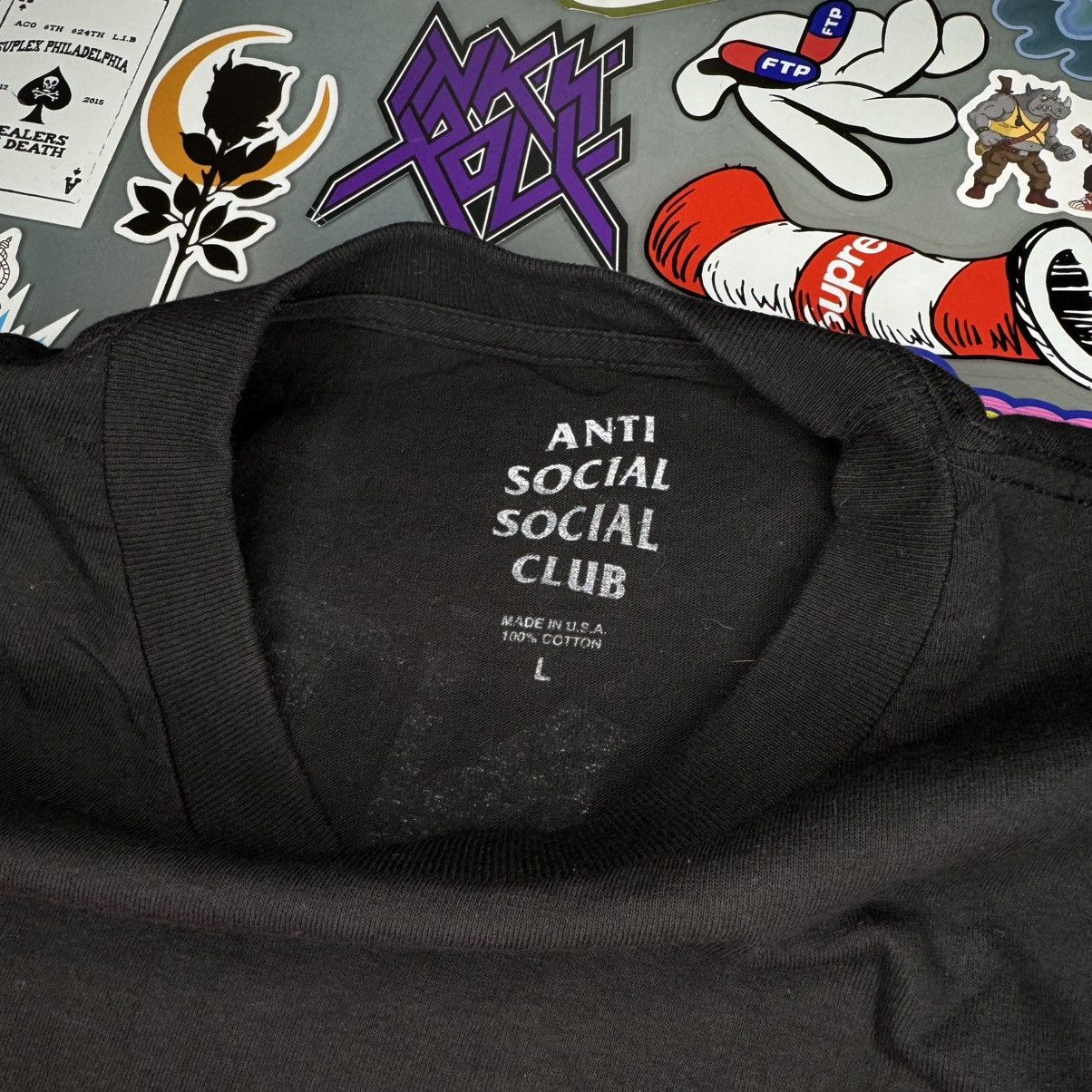 Anti Social Social Club × Playboy Anti Social Social Club Playboy T-shirt Black Pink Large Size US L / EU 52-54 / 3 - 3 Thumbnail