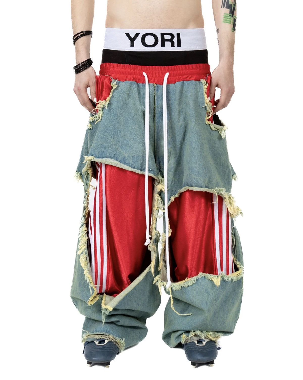 Designer × Other × Streetwear Yori Sport 5 stripe denim | Grailed
